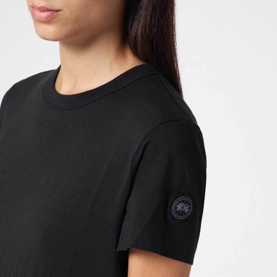 Canada Goose o1d2blof1024 Crew-Neck T-Shirt In Black Size S / US 4 / IT 40 - 4 Thumbnail
