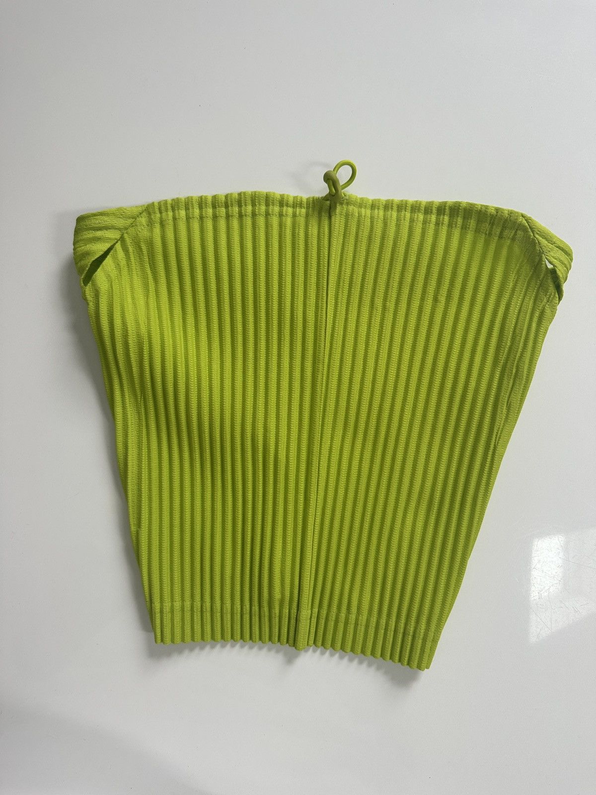 Homme Plisse Issey Miyake HOMME PLISSÉ ISSEY MIYAKE Green Pleats Tube Neck Warmer Size ONE SIZE - 3 Thumbnail