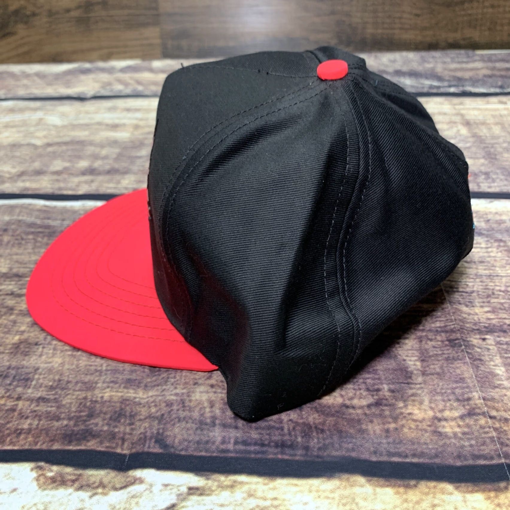 Vintage VINTAGE Kenny Wallace #40 Black Pink Hat Snap Back Cap NASCAR 90’s Made in USA Mens Adjustable White Hat Size ONE SIZE - 5 Thumbnail