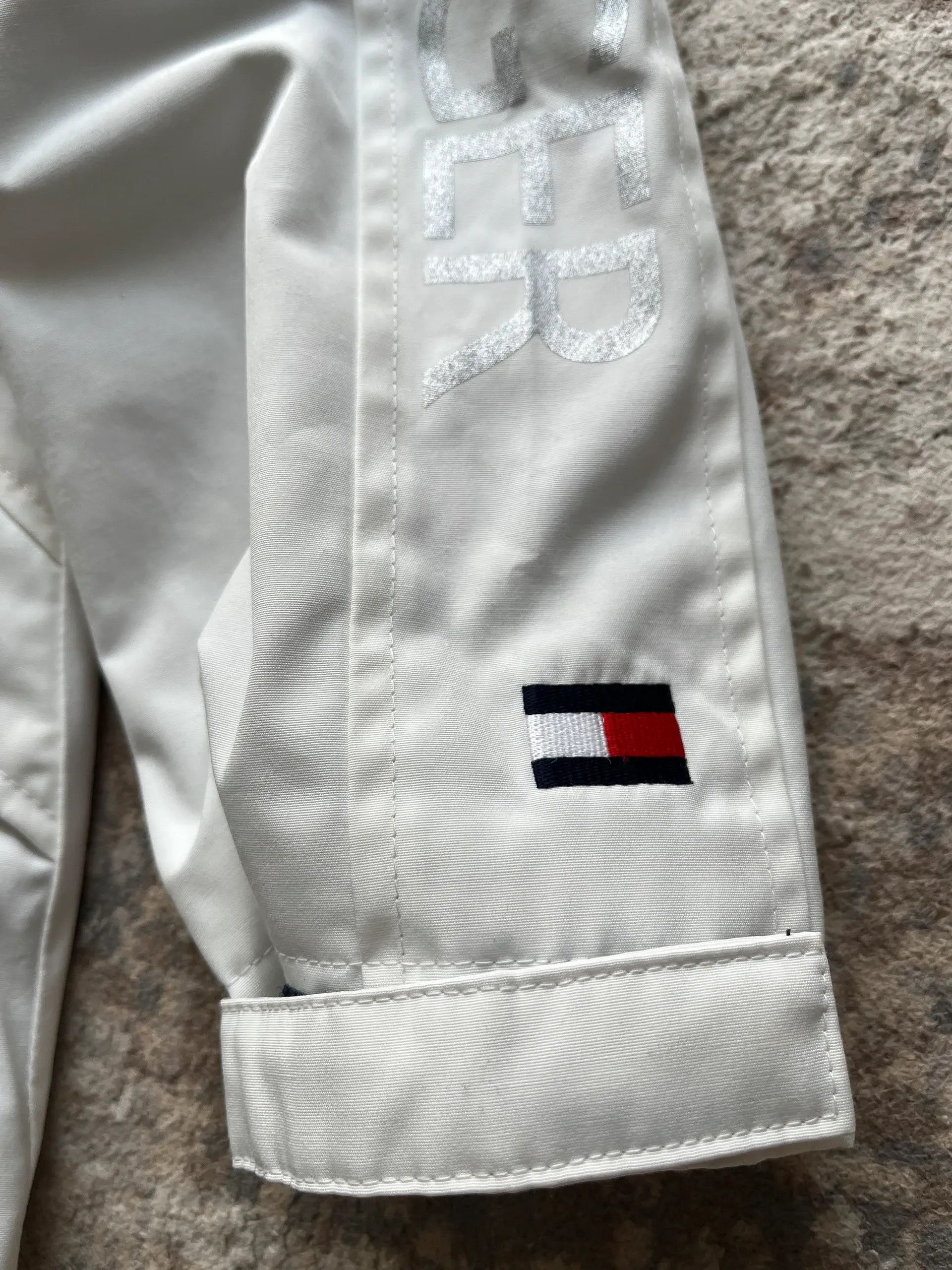 Tommy Hilfiger Tommy Hilfiger Jacket White Rare Sz M-L Size M / US 6-8 / IT 42-44 - 8 Thumbnail