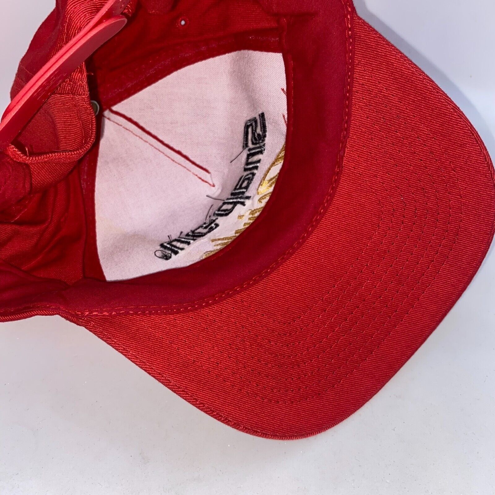 Vintage Vintage Snap-On Racing Snapback Hat Red Cap Size ONE SIZE - 6 Thumbnail