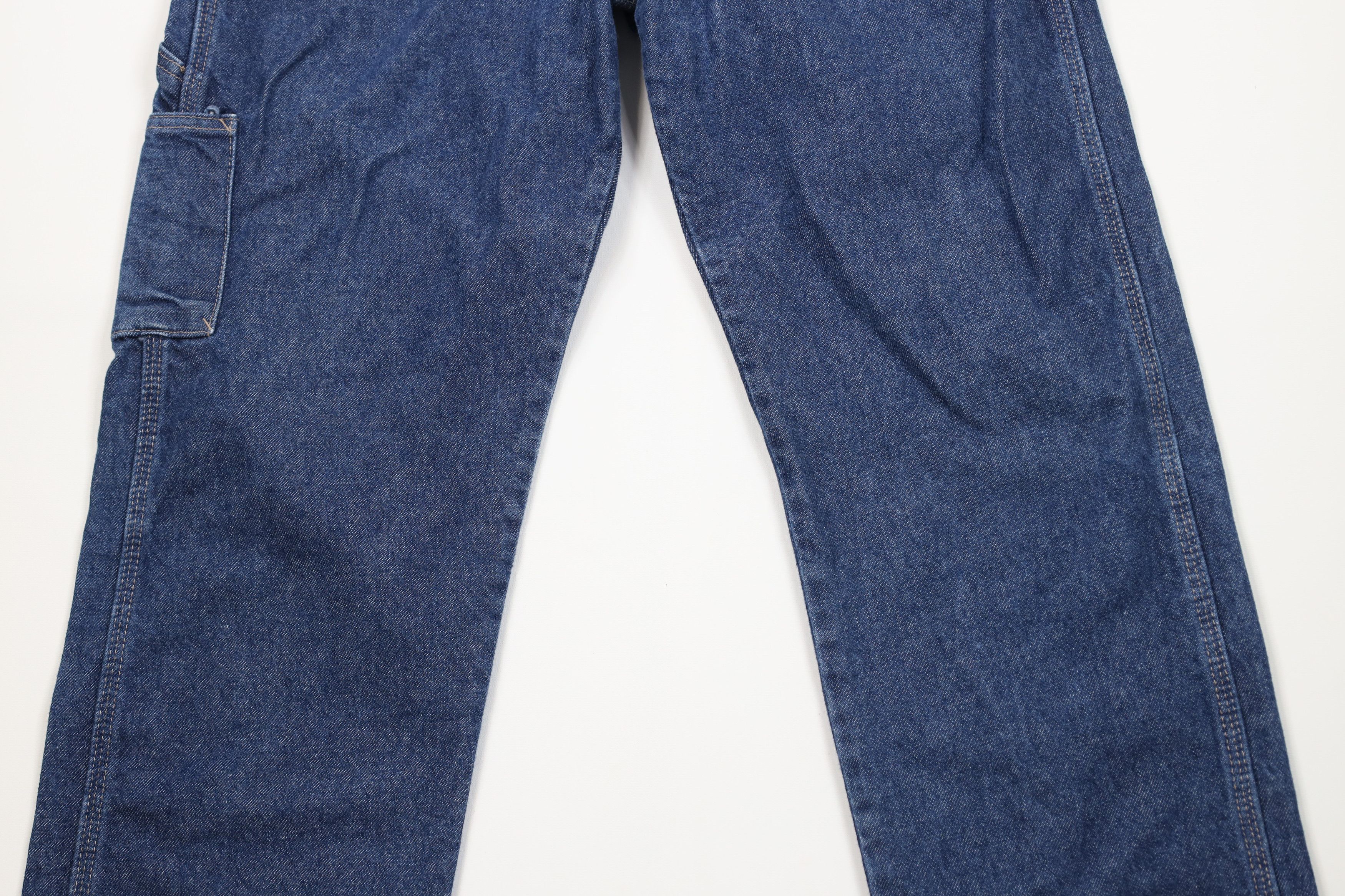 Bulwark Bulwark FR Fire Flame Resistant Dungaree Wide Leg Jeans Blue Size US 34 / EU 50 - 3 Thumbnail