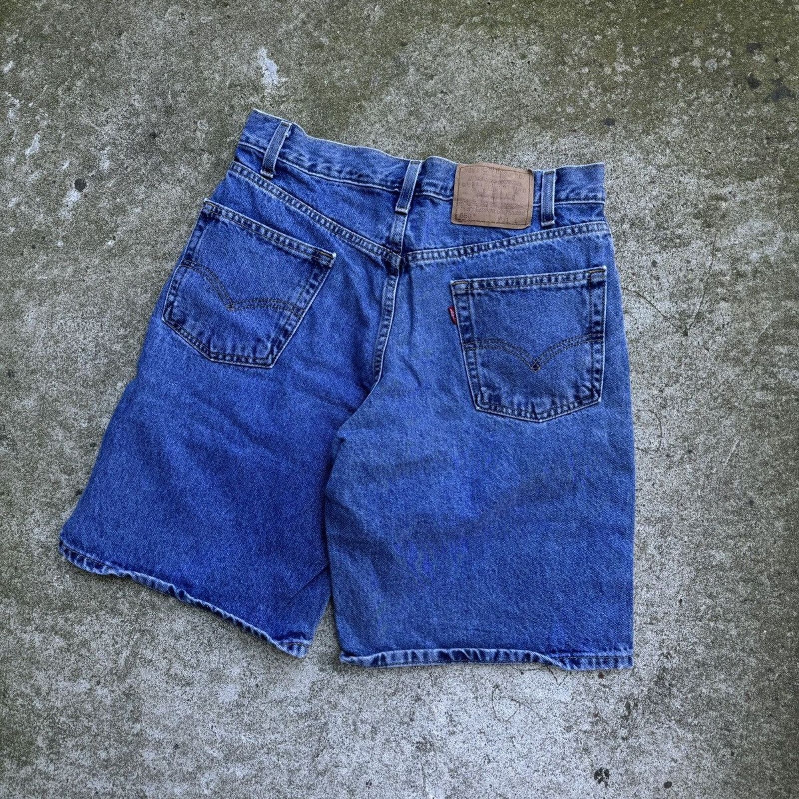 Levi's Vintage Levi's 560 Baggy Relaxed Fit Denim Jean Shorts Size US 31 - 9 Thumbnail