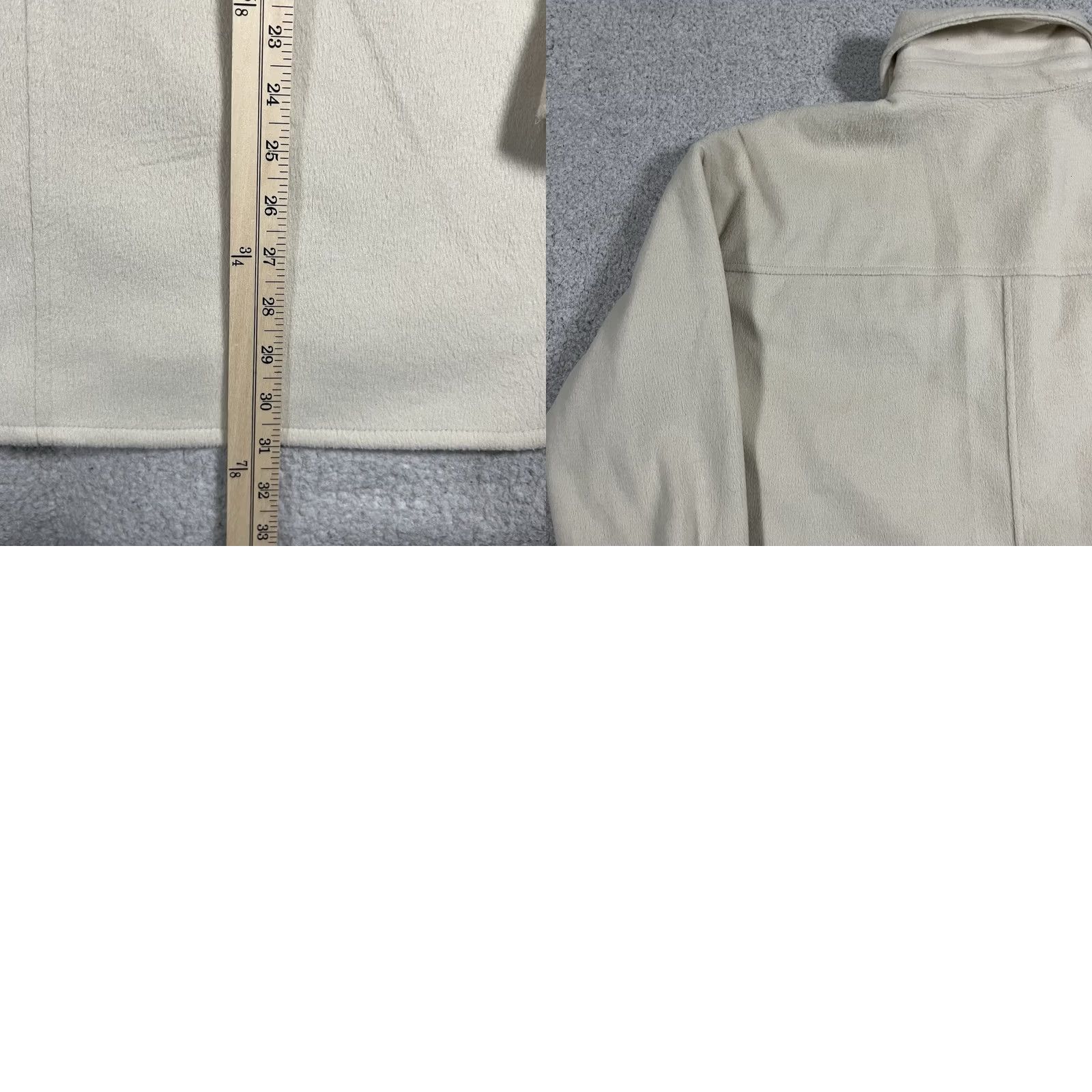 H&M H&M Coat Womens M Beige Shacket Snap Button Front Pockets Jacket Size M / US 6-8 / IT 42-44 - 10 Thumbnail