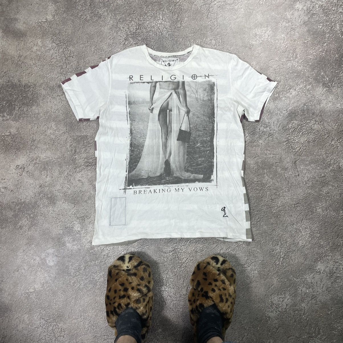 Vintage Vintage 90s Graphic Tee Sun Faded Grunge Humor Art Tapered M Size US M / EU 48-50 / 2 - 1 Thumbnail