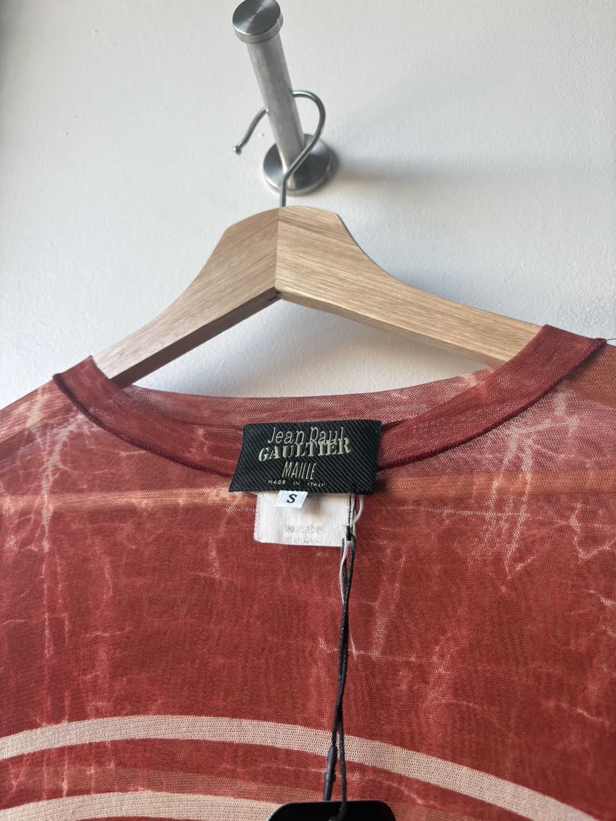 Jean Paul Gaultier Jean-Paul Gaultier 2000s red mesh top Size US S / EU 44-46 / 1 - 8 Thumbnail