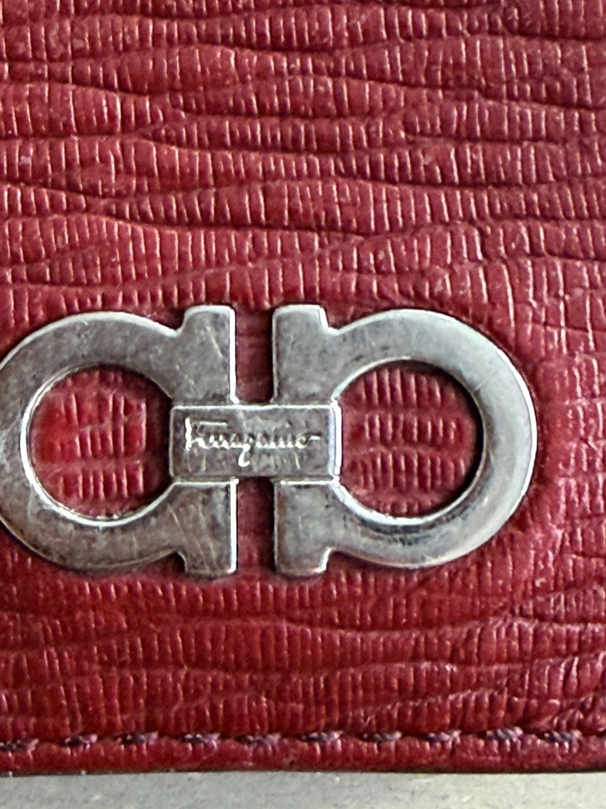 Salvatore Ferragamo Salvatore Ferragamo Red & Black Wallet with Card Holder Size ONE SIZE - 3 Thumbnail