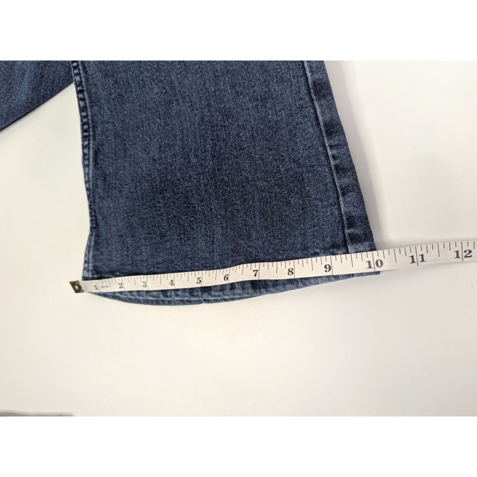 Vintage Shyanne Jeans Bootcut Denim 30 Women Blue Mid Basic 5-Pocket Stretch Comfort Logo Rhinestone Zipper Button Size 30" / US 8 / IT 44 - 7 Thumbnail