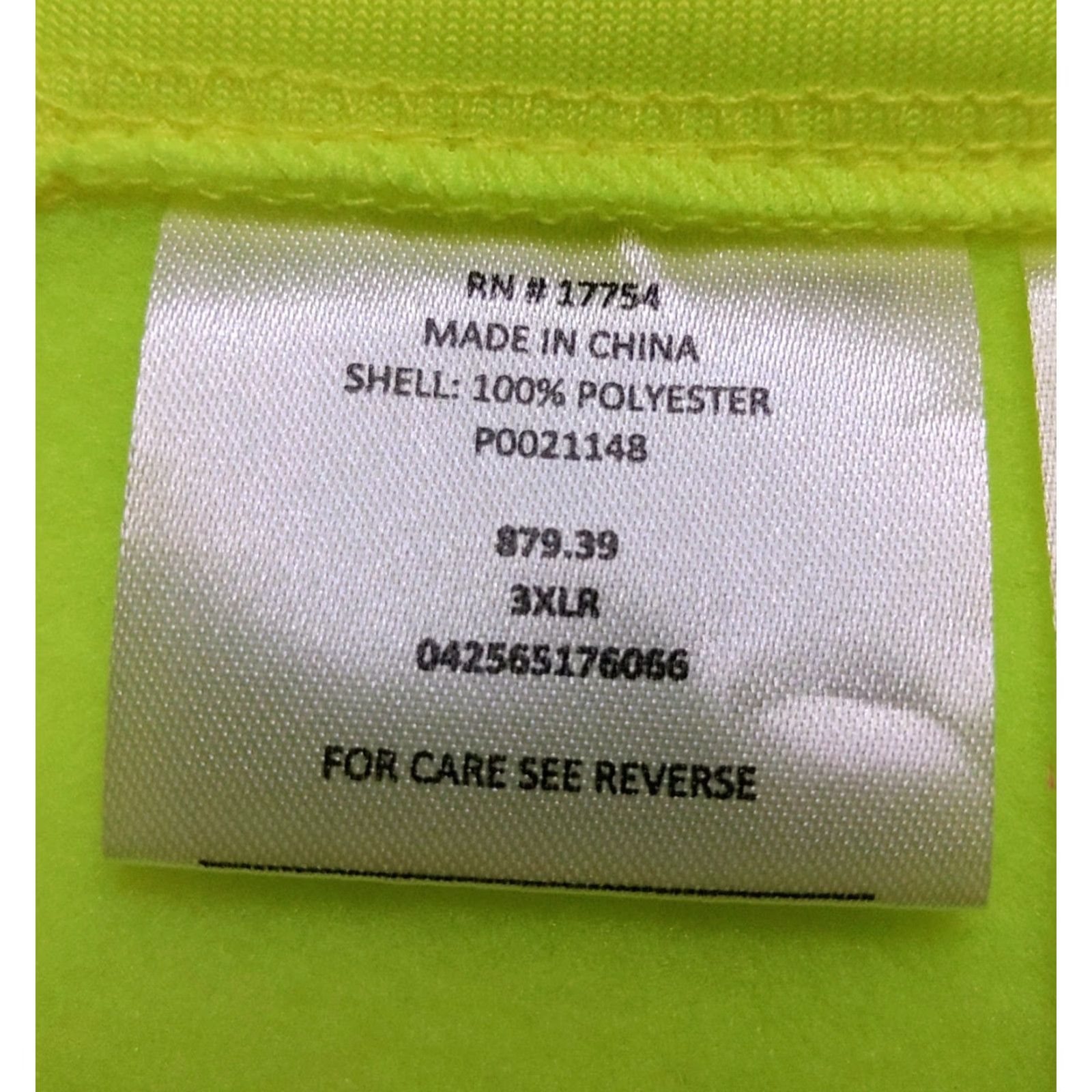 Vintage Key Safety Work Wear Hoodie Hi Visibility Reflective Mens 2XLT Yellow Hoodie Shirt Adult Mens 2XLT Yellow Size US XXL / EU 58 / 5 - 7 Thumbnail