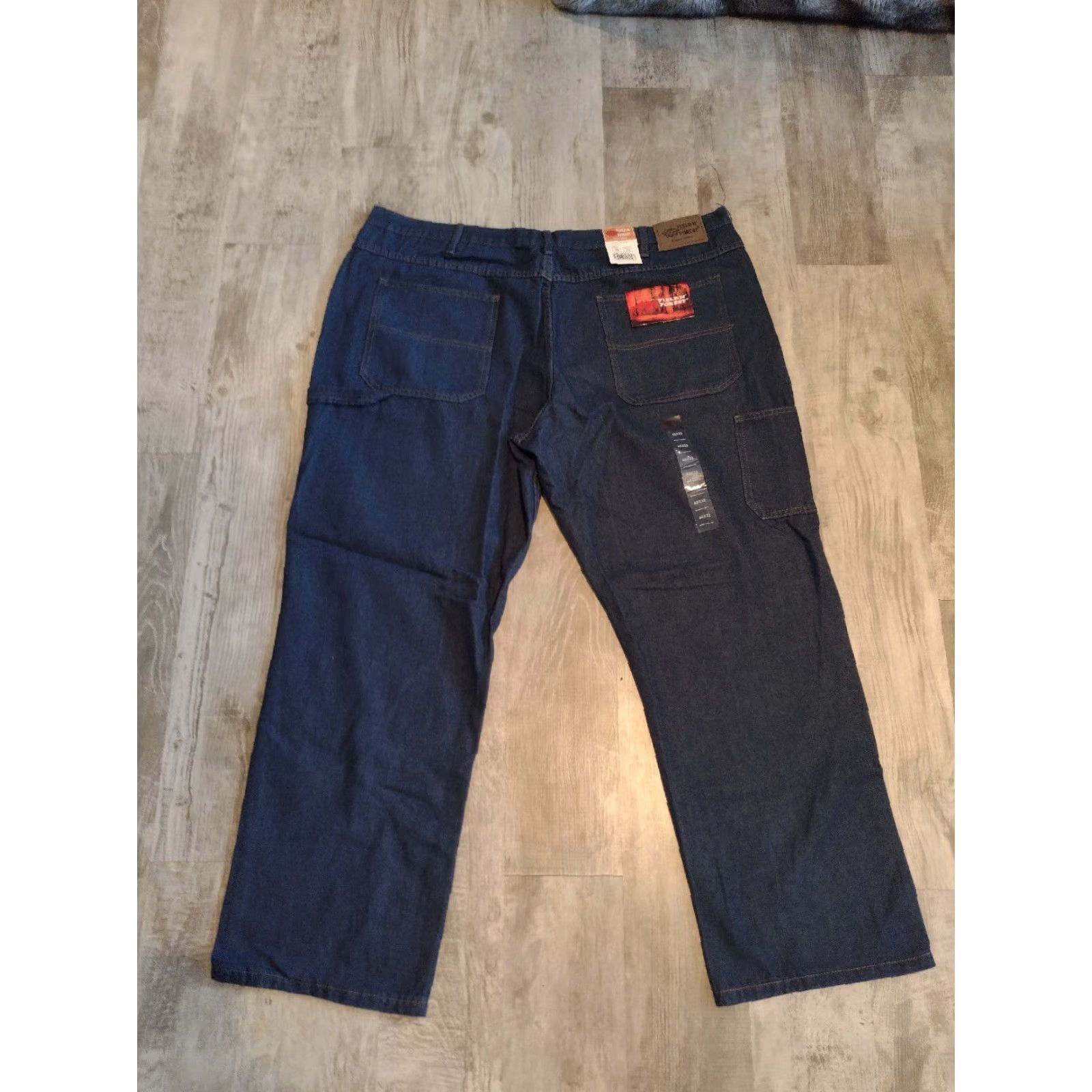 Denime VINTAGE Field & Forest Men Jeans Size 48x32 Dark Wash Denim Bootcut 5-Pocket Size US 32 / EU 48 - 5 Thumbnail