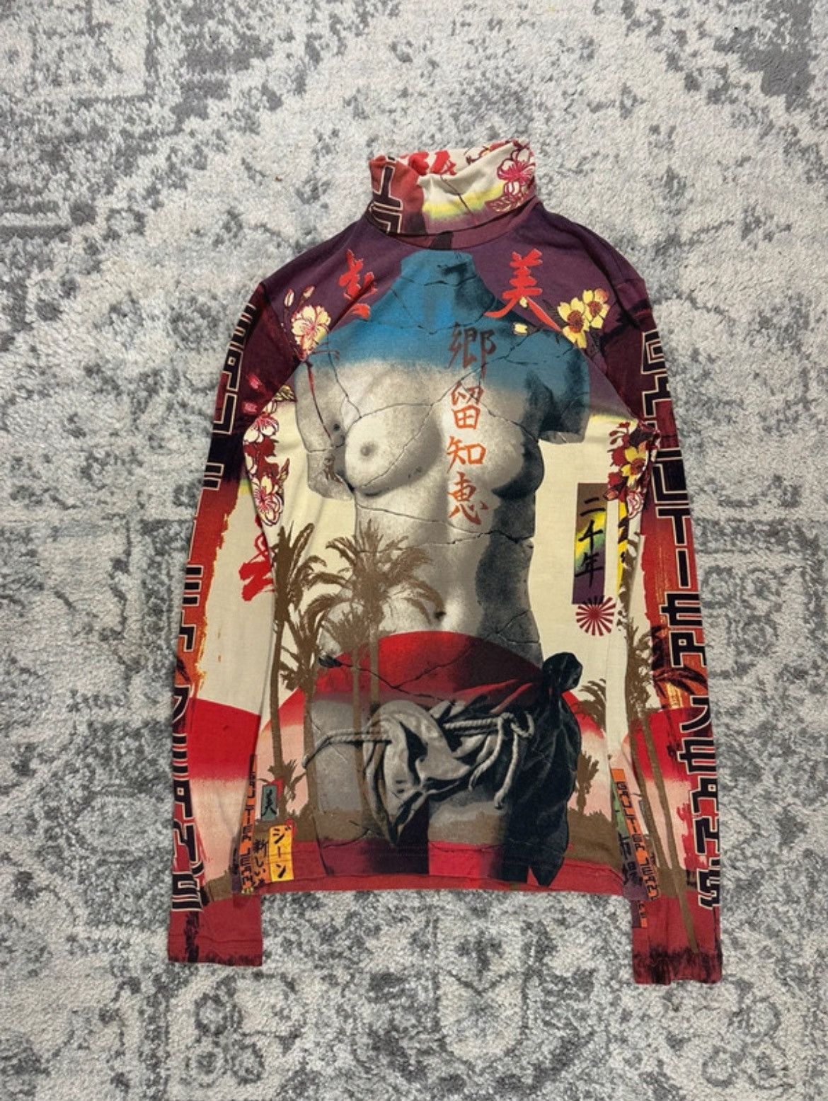 Jean Paul Gaultier Venus Print Turtleneck by Jean Paul Gaultier Size M / US 6-8 / IT 42-44 - 1 Thumbnail