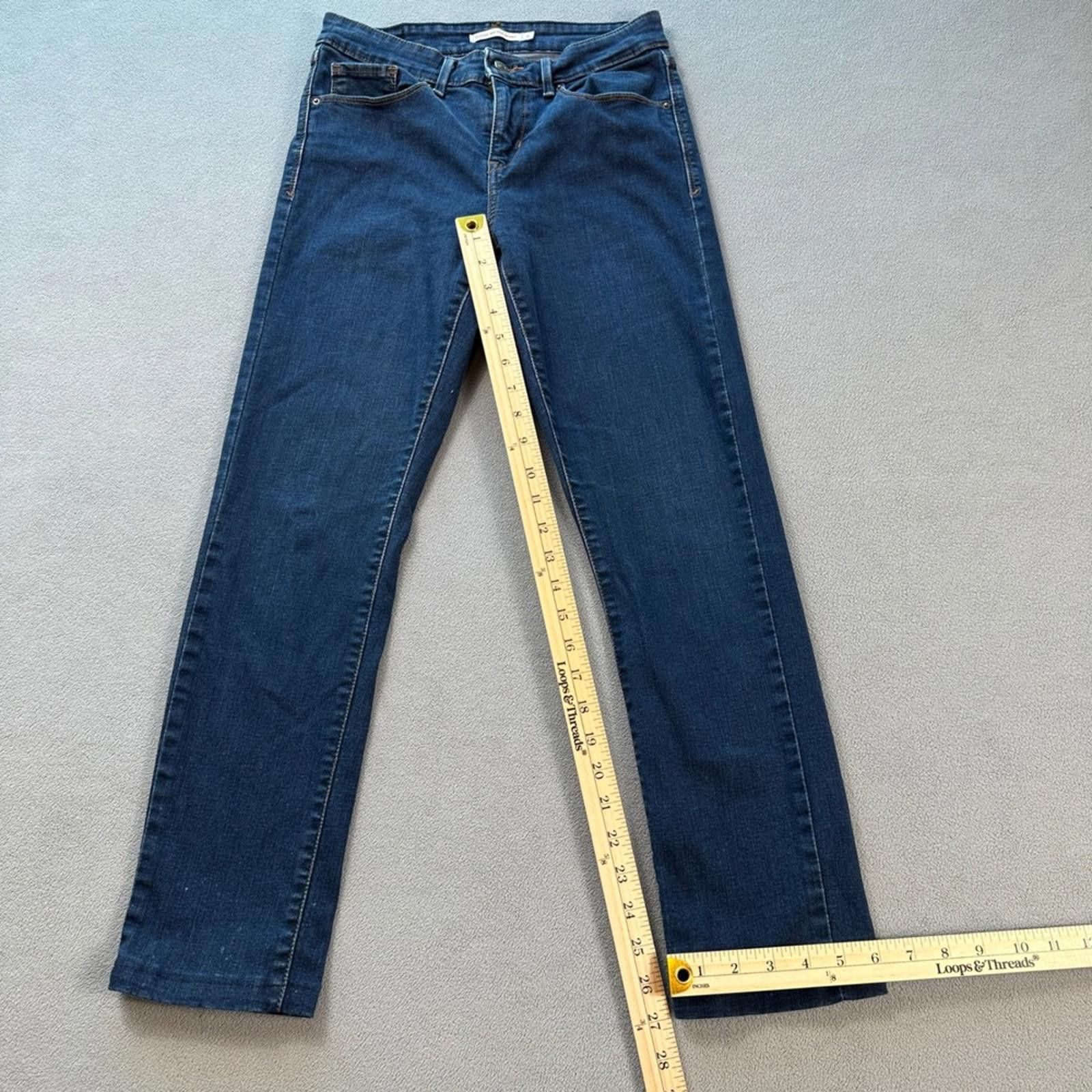 Other Levis Classic Mid Rise Skinny Jeans 6 28x30 Blue Women Denim Size 28" / US 6 / IT 42 - 4 Thumbnail