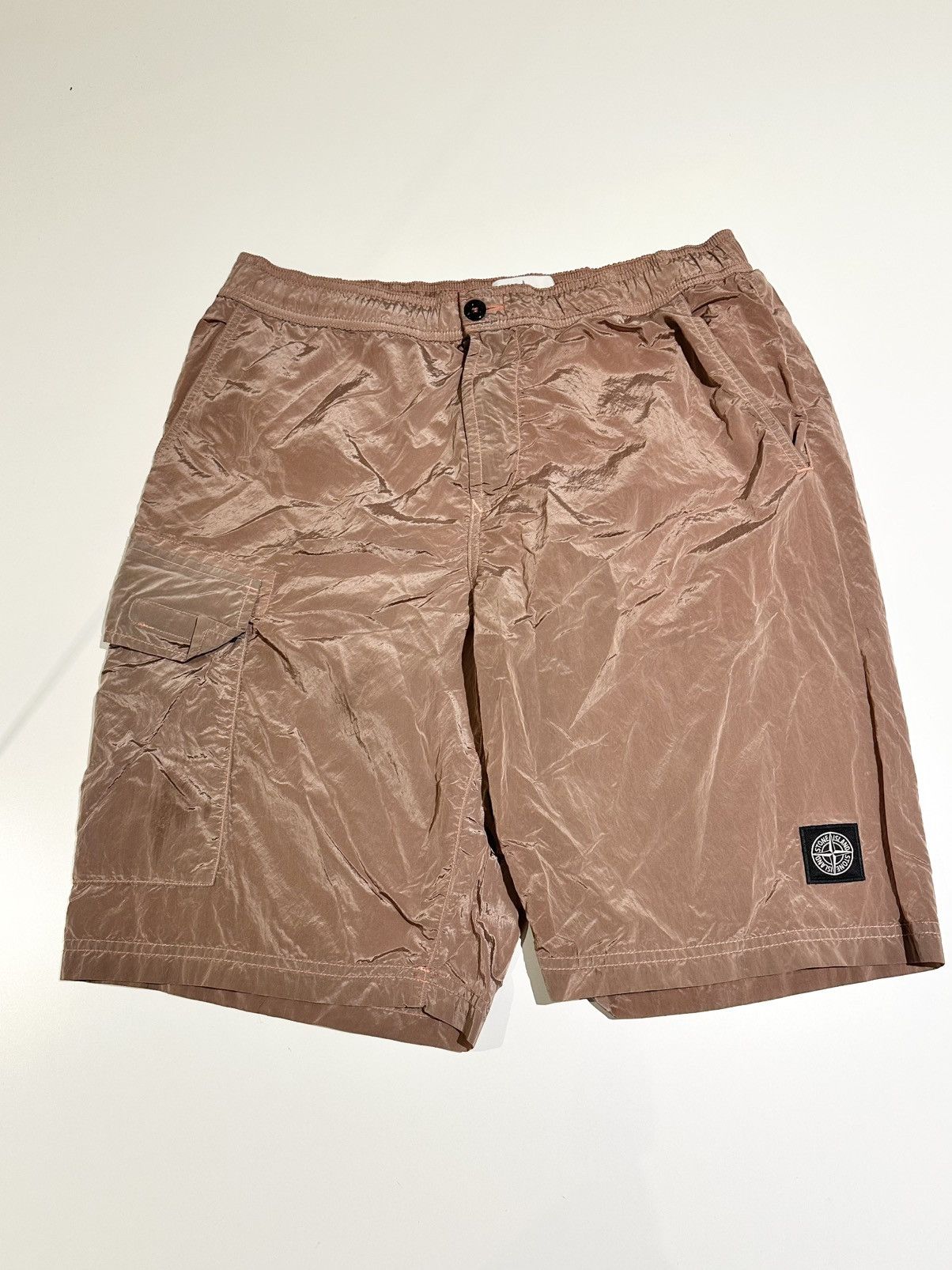 Stone Island Stone Island Metal Nylon Shorts - Pink Size US 32 / EU 48 - 1 Thumbnail