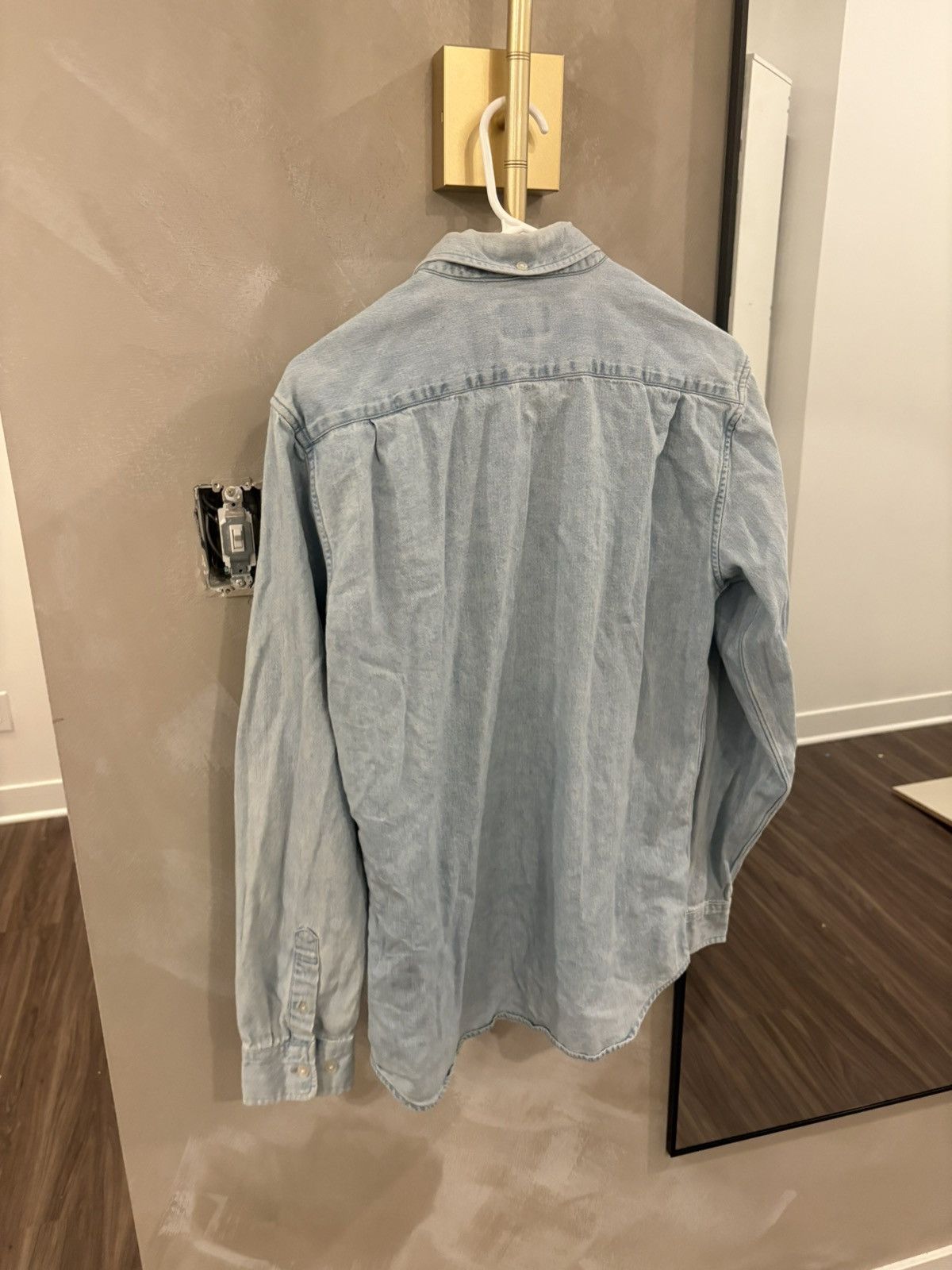 Supreme Supreme Denim Overshirt Size Medium Size US M / EU 48-50 / 2 - 2 Thumbnail