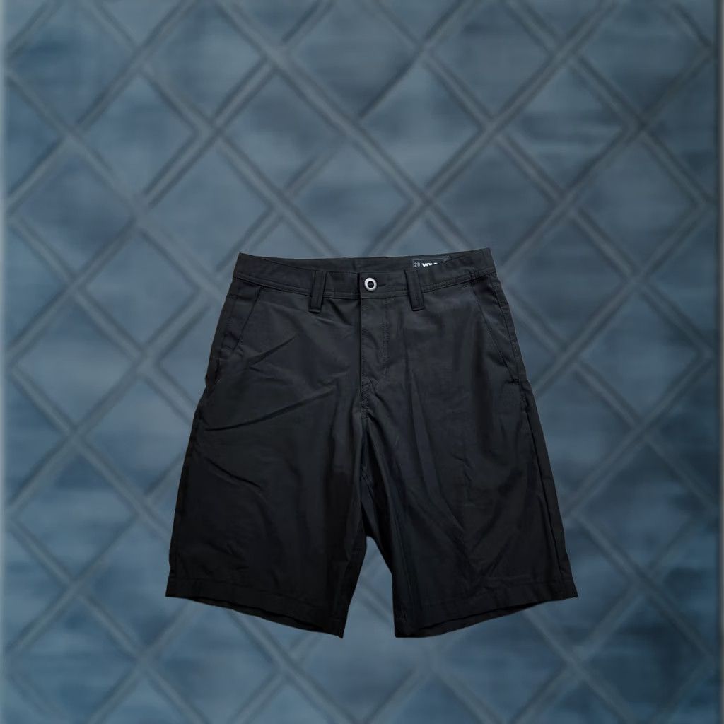 Volcom Volcom Hybrid Shorts Mens 28 Black Chino Flat Front Stretch Pockets 9" Inseam Size US 28 / EU 44 - 1 Thumbnail