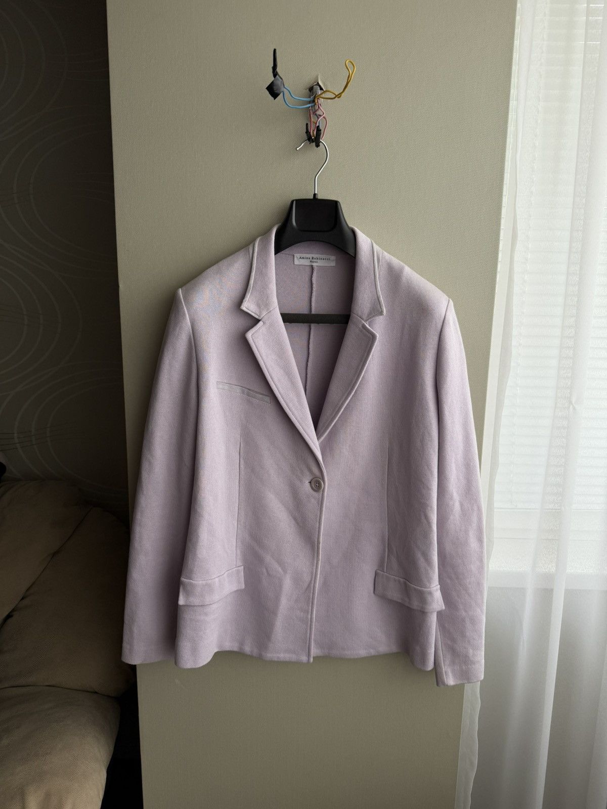 Amina Rubinacci Amina Rubinacci Blazer Women’s 100% Cotton Italy Size:48 Size L / US 10 / IT 46 - 1 Thumbnail