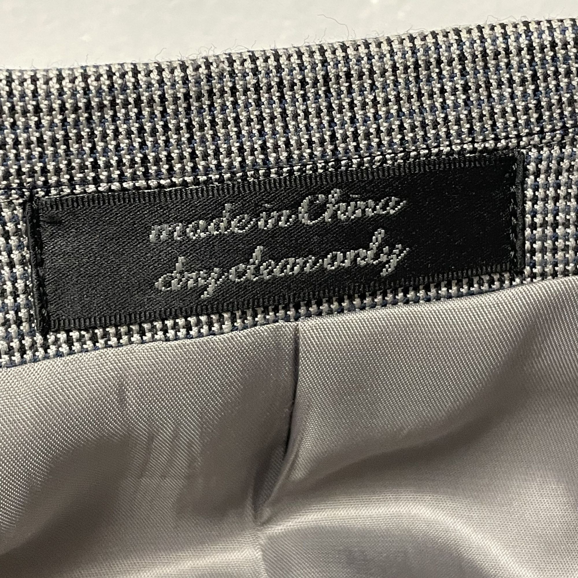 Other Gianfranco RUFFINI SILVER Sport Coat Check Jacket 3 Btn Size 42L - 6 Thumbnail