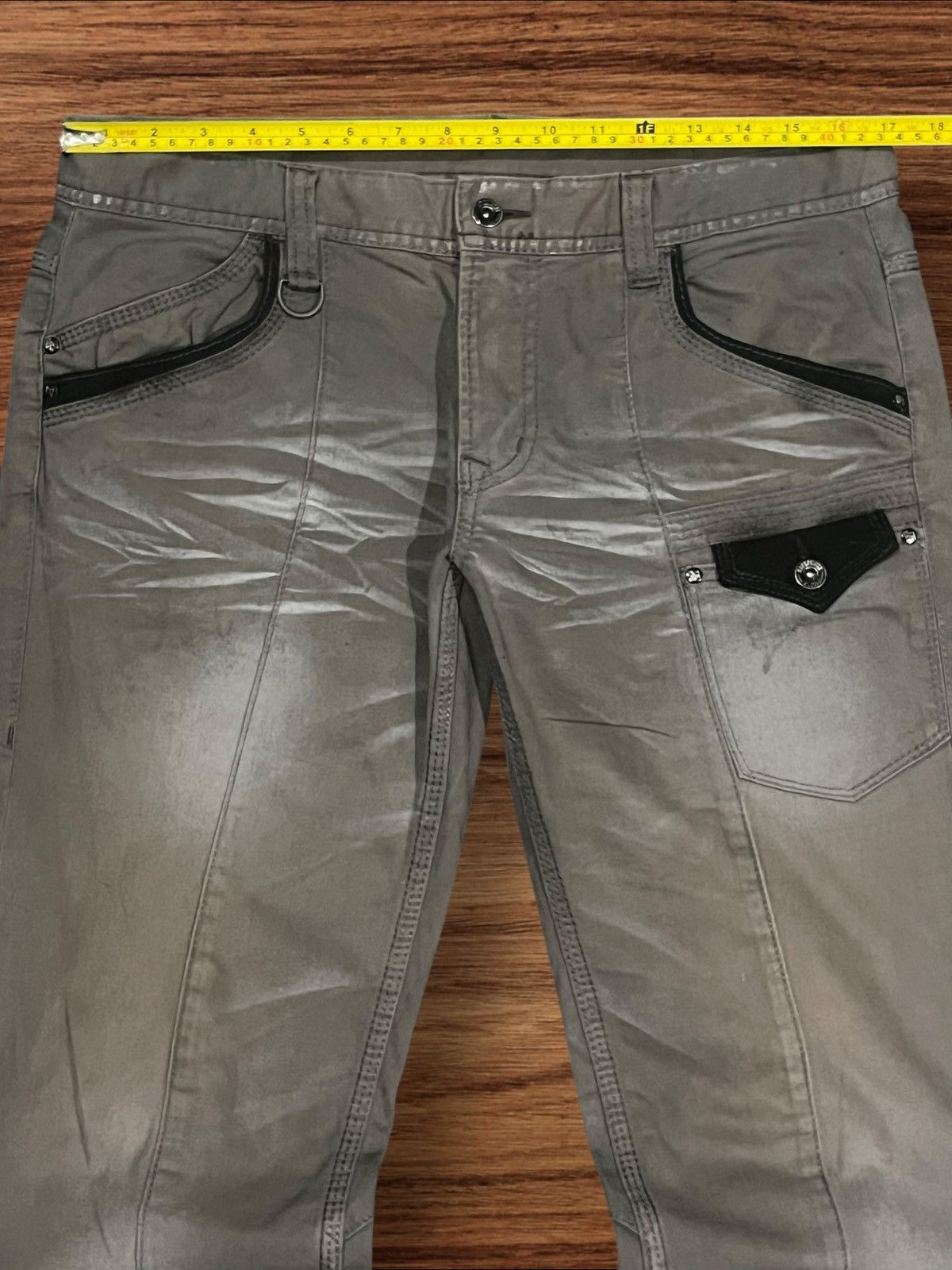 If Six Was Nine × Le Grande Bleu (L.G.B.) × Nicole Club Vintage Nicole Club Hideaways Clawmark Flare Style Pants Size US 34 / EU 50 - 16 Thumbnail