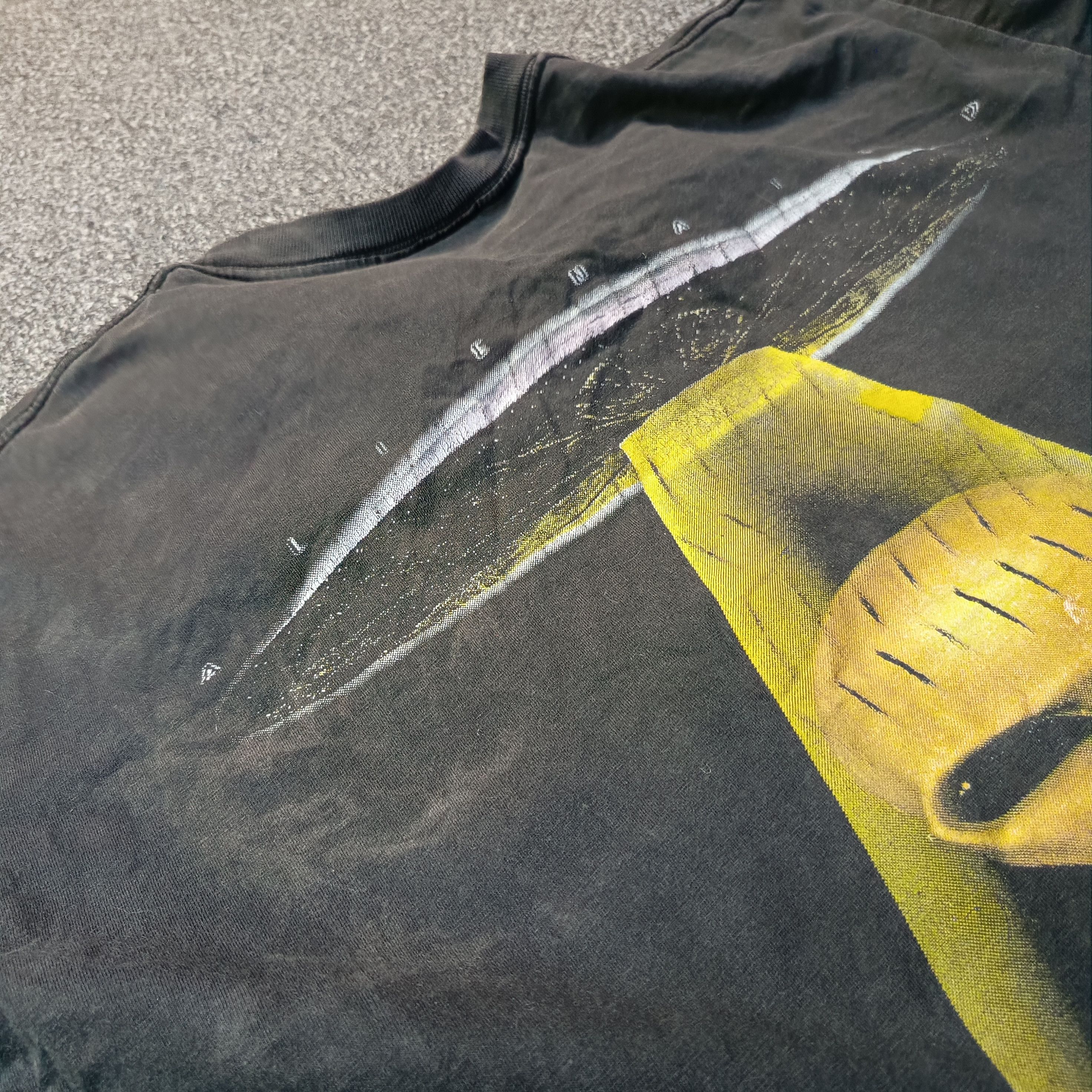 Alien Workshop 🔥🔥 Vintage 90s Alien Workshop Bighead Baggy Black Faded Tee Size US XL / EU 56 / 4 - 8 Thumbnail