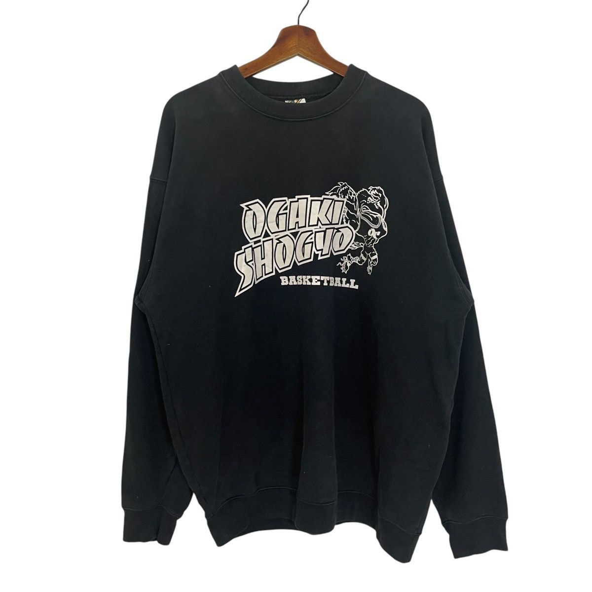 Japanese Brand Vintage 90s Ogaki Shogyo Basketball Swetshirt Size US L / EU 52-54 / 3 - 1 Thumbnail
