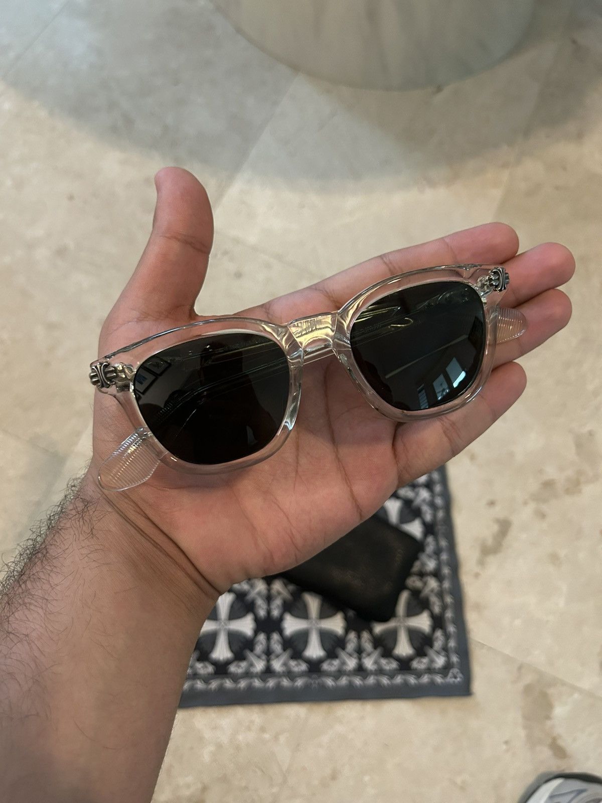 Chrome Hearts Chrome Hearts Smoke Show 925 Silver Glasses Size ONE SIZE - 4 Thumbnail