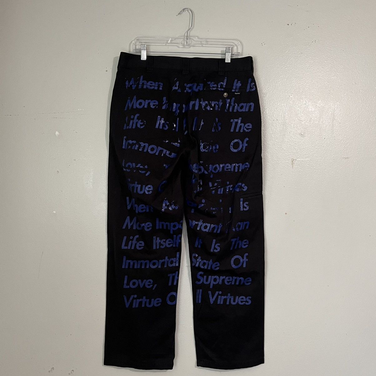 Junya Watanabe × Supreme Paint Poem Pants Size US 32 / EU 48 - 2 Thumbnail