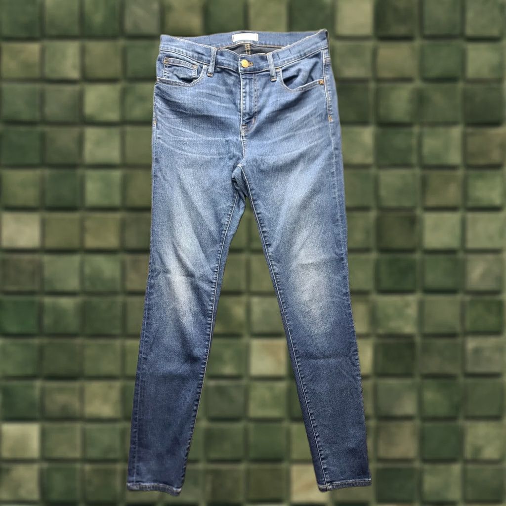 Madewell Madewell Roadtripper Jeans Womens 29x30 Regular High Rise Stretch Denim Blue 5-Pocket Bohemian City Preppy Modern Slim/Regular Fit Jeans Size 29" - 1 Thumbnail