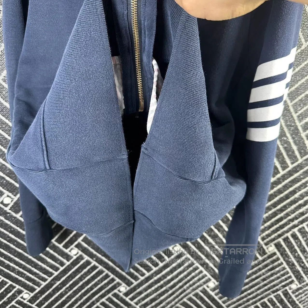 Thom Browne Thom Browne Blue Hoodie. Size US XXL / EU 58 / 5 - 5 Thumbnail
