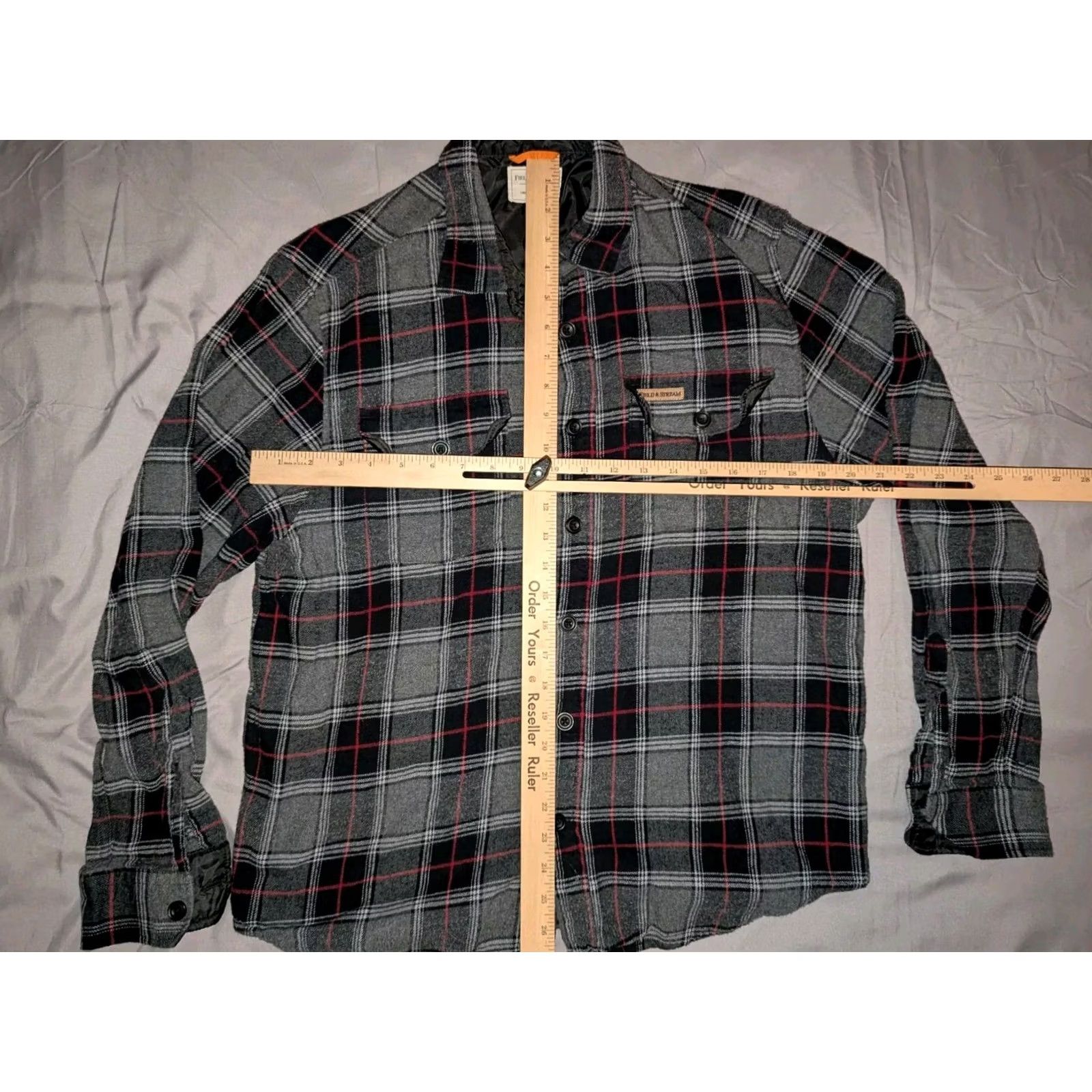Vintage Field & Stream Shirt Button-Up Mens L Black Plaid Flannel Casual Button-Down Shirt Size US L / EU 52-54 / 3 - 6 Thumbnail