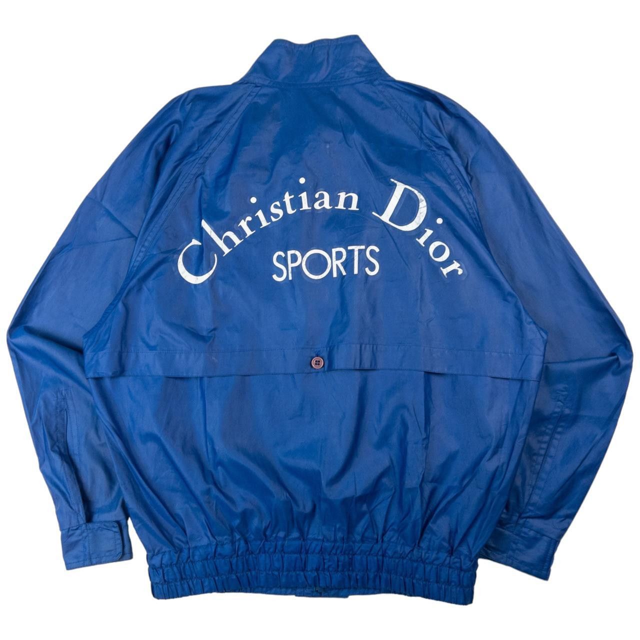 Christian Dior Vintage Bondage Logo Leather Jacket #36 Black