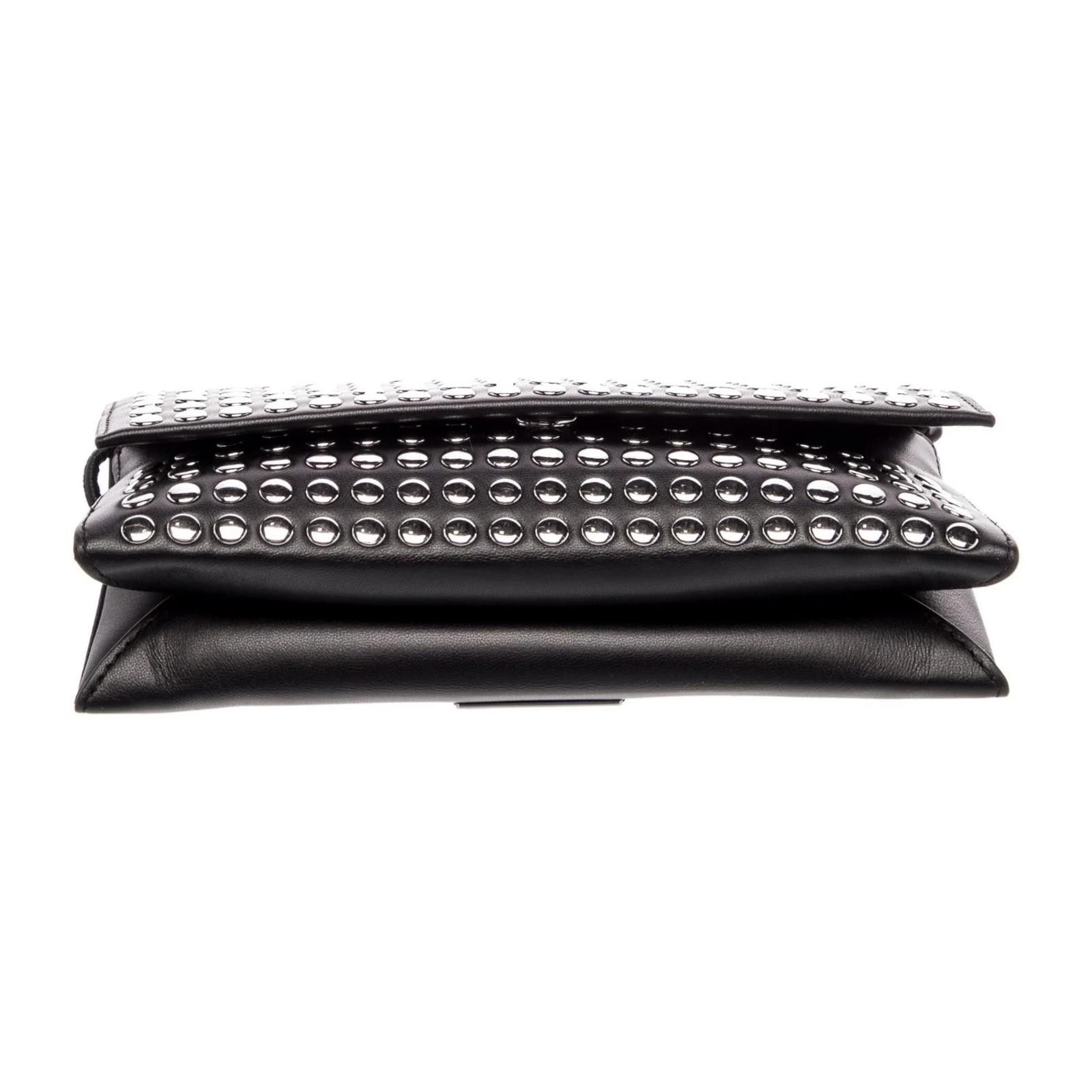 Other Loeffler Randall Charlee Studded Leather Shoulder Bag– Black Size ONE SIZE - 5 Thumbnail
