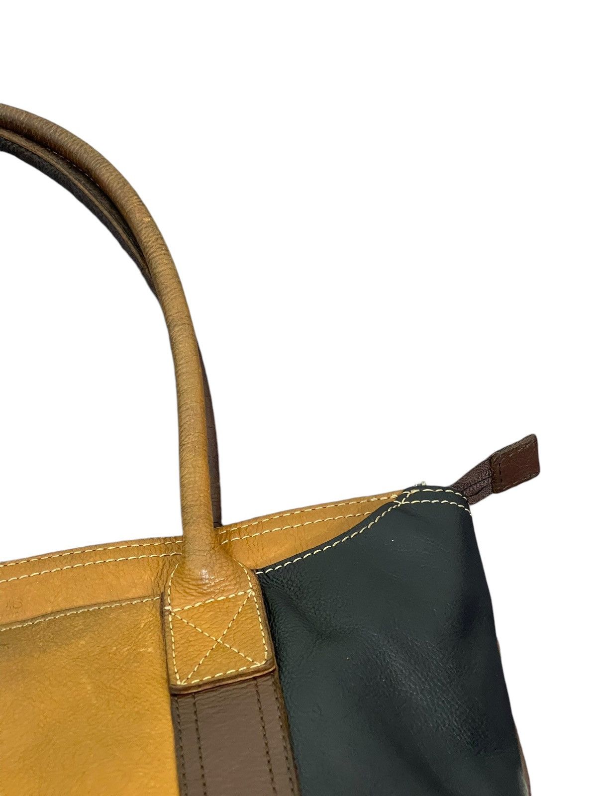 Genuine Leather Full Leather Doubles Japan Tote Shoulder Bag 4🟩 Size ONE SIZE - 10 Thumbnail