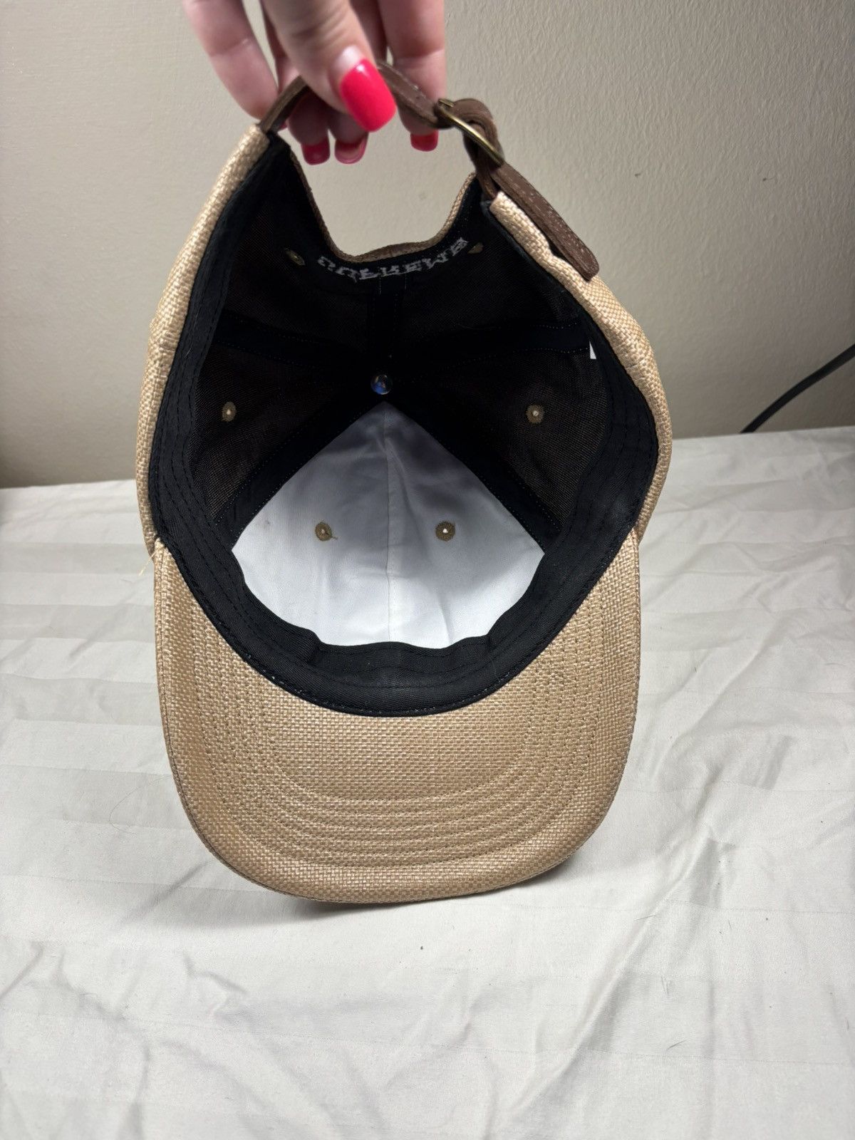 Supreme Supreme Raffia S Logo 6-Panel Hat Size ONE SIZE - 6 Thumbnail
