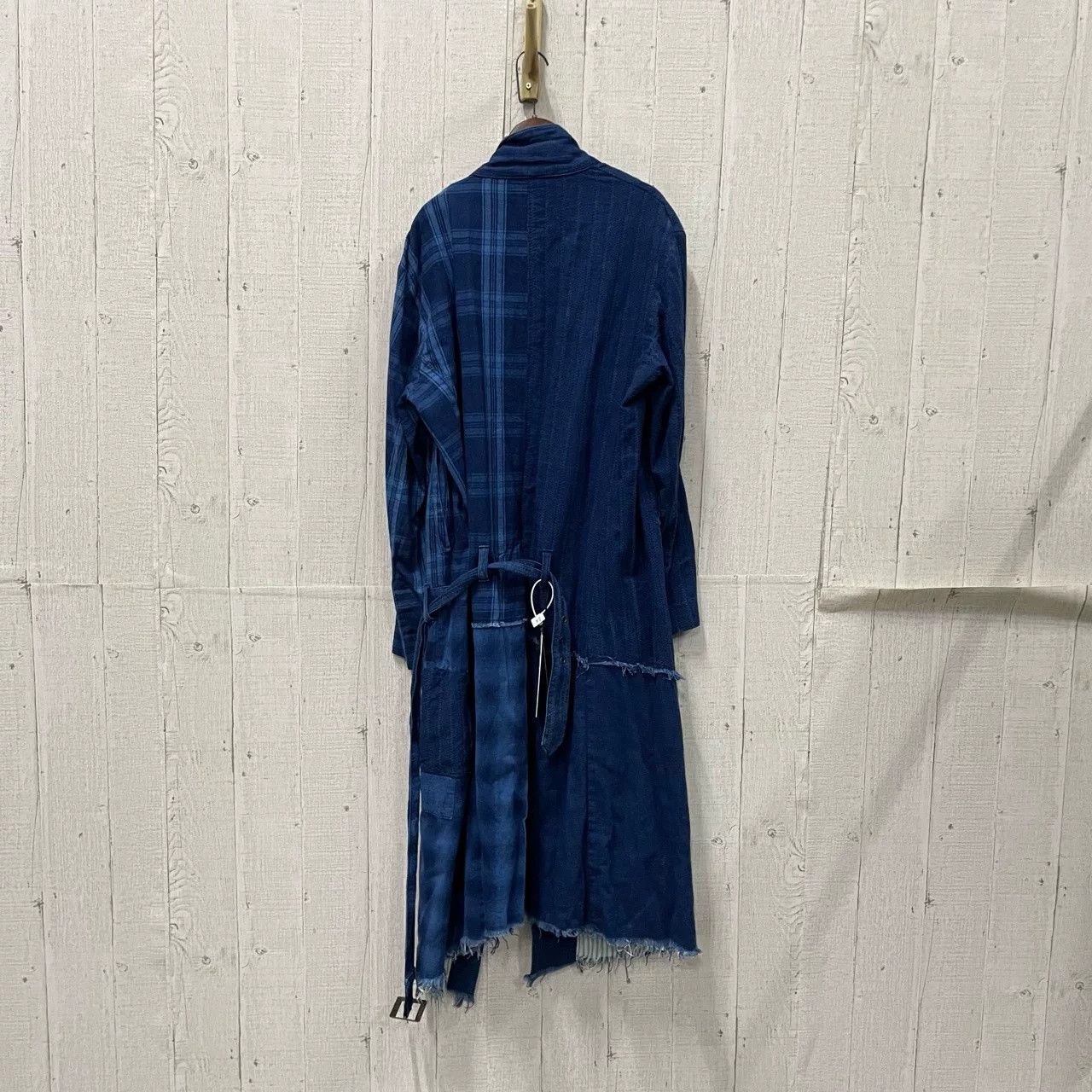 Greg Lauren Greg Lauren Indigo Dyed Long Patchwork Robe Size US L / EU 52-54 / 3 - 2 Thumbnail