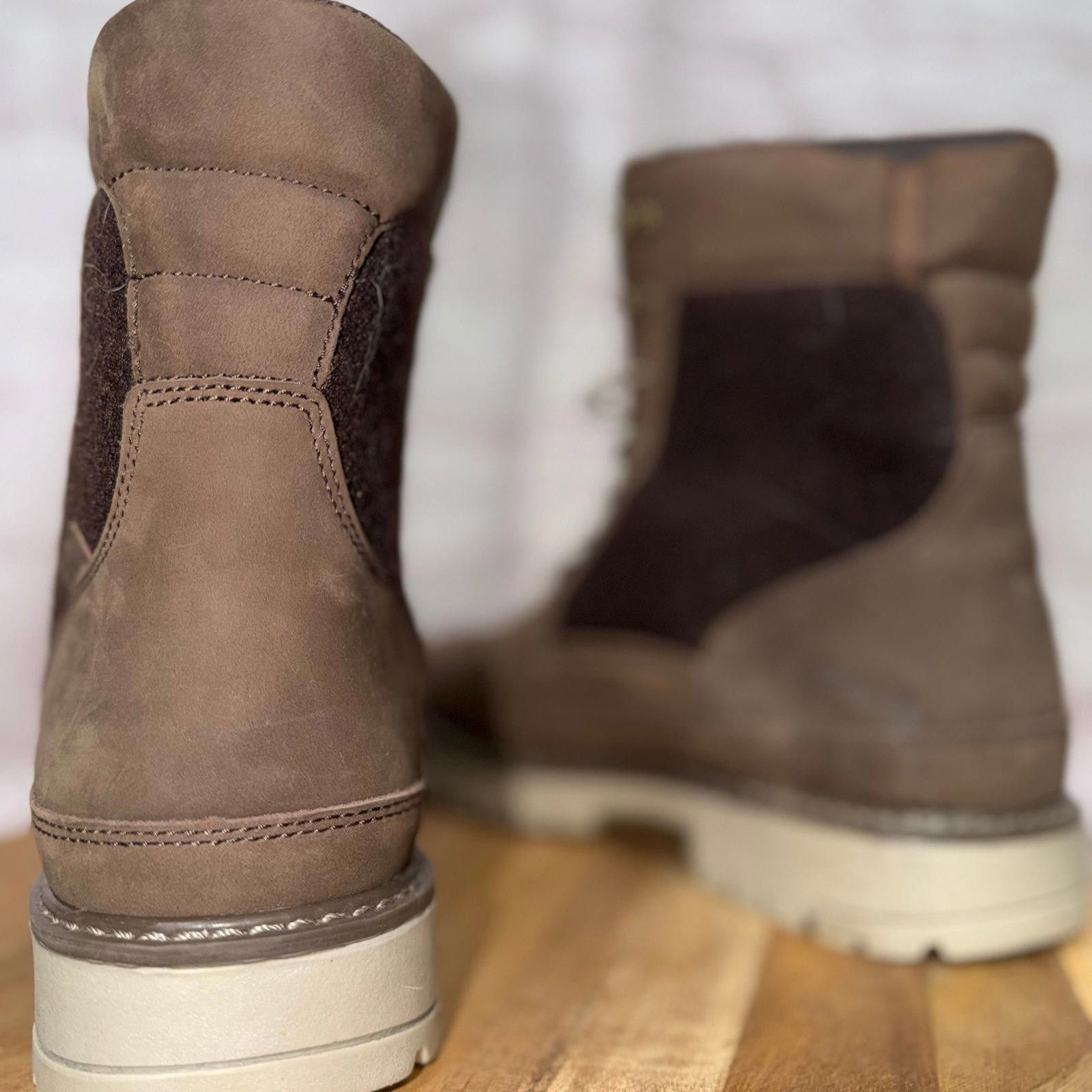 Levi's Levi's Men’s Brown Lace-Up Boots Size 10 Size US 10 / EU 43 - 4 Thumbnail