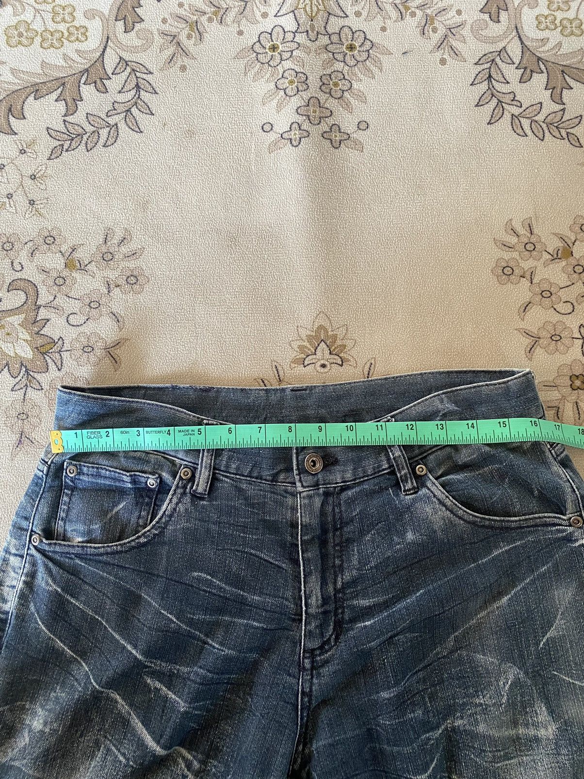 Japanese Brand Japanese Brand Lightning Style Distressed Denim Size US 32 / EU 48 - 11 Thumbnail