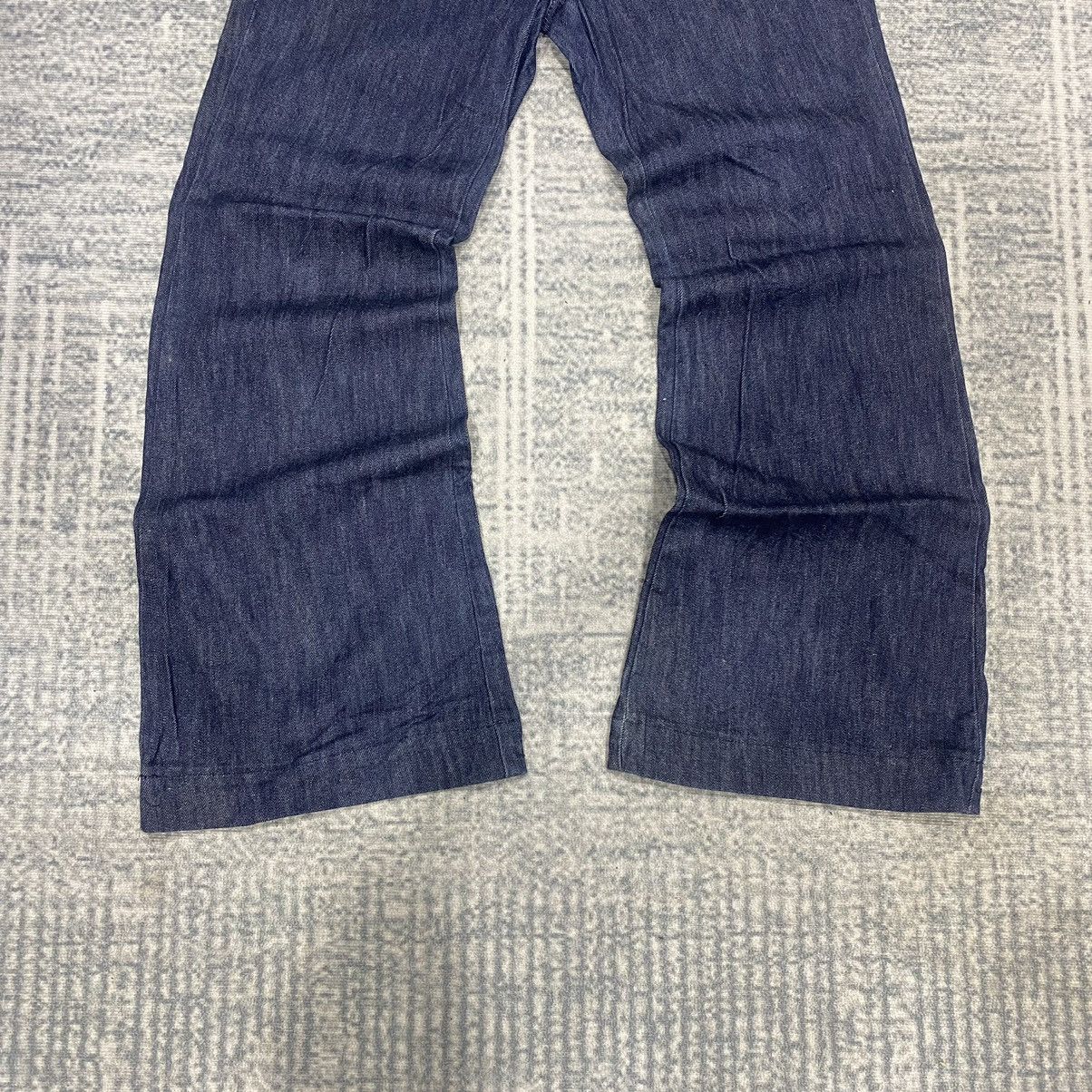 Hysteric Glamour × Japanese Brand × Le Grande Bleu (L.G.B.) Super Flare☠️ NY Indigo Bootcut Jeans Cowboy Punk Vintage Size US 32 / EU 48 - 3 Thumbnail