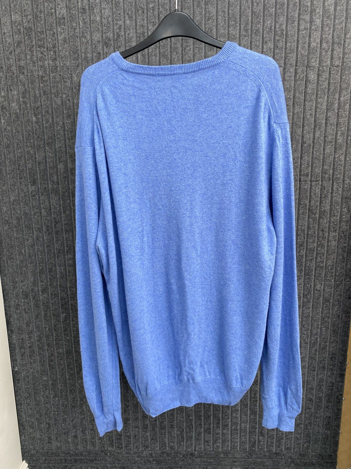 Other Vintage Lamicissima Blue V-Neck cashmere Sweater Knit Size US XXL / EU 58 / 5 - 7 Thumbnail