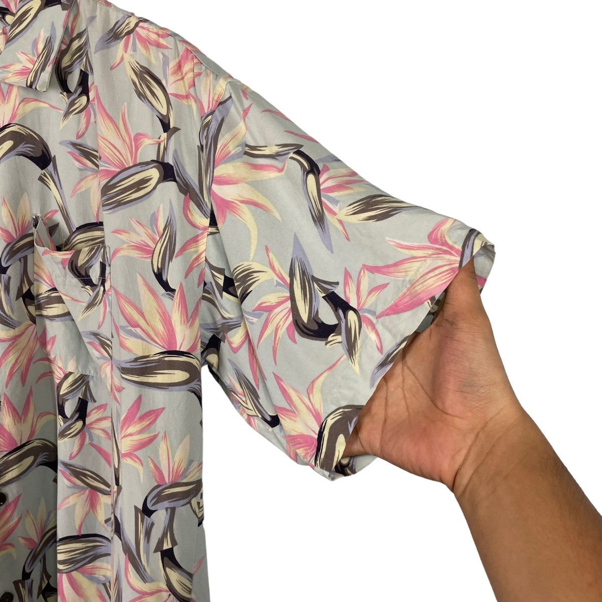 Vintage Vintage Hawaiian Aloha Tropical Floral Shirt Size US L / EU 52-54 / 3 - 8 Thumbnail
