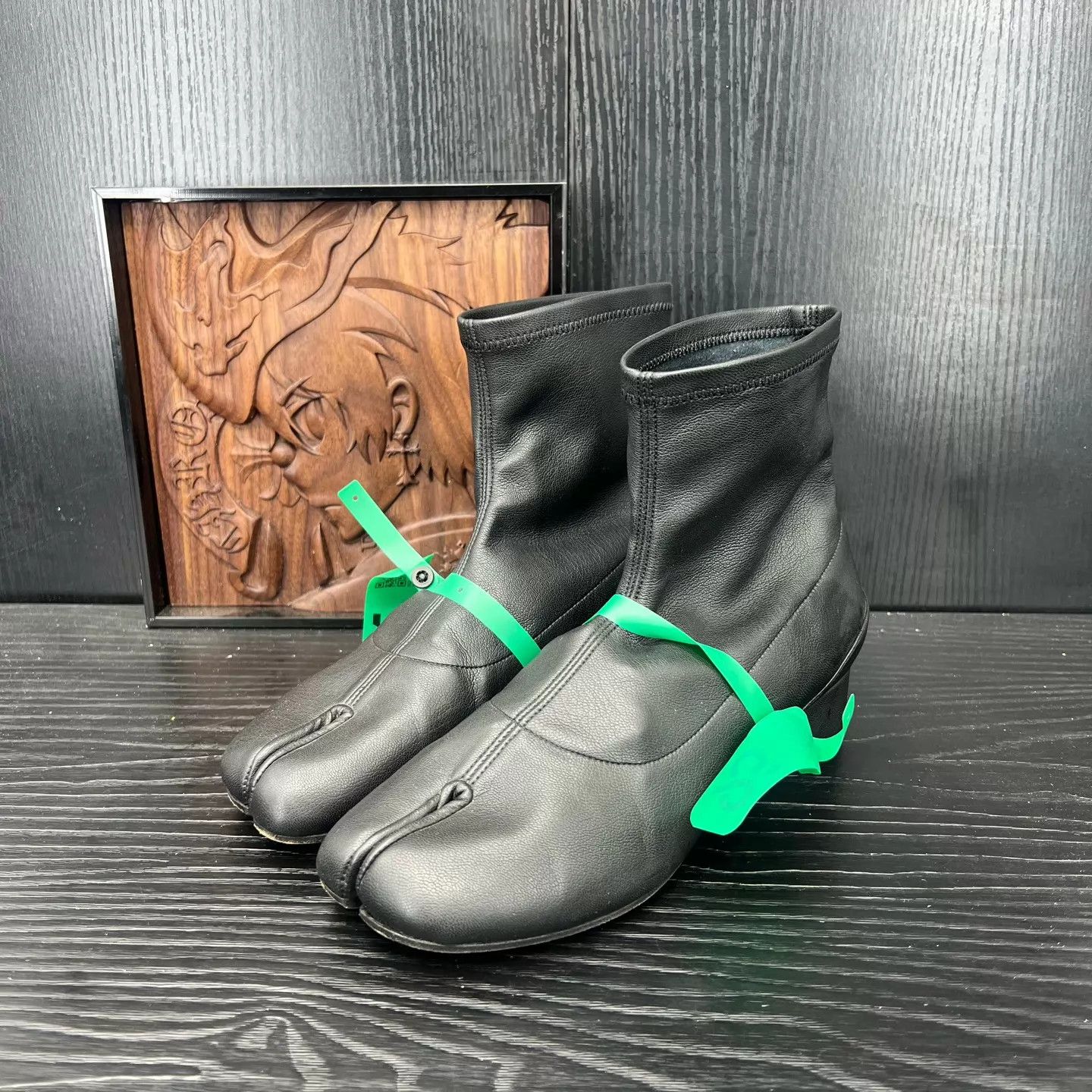 Maison Margiela Maison Margiela Tabi Black Short Boots 37 Worn 2x Size US 6.5 / IT 36.5 - 1 Thumbnail