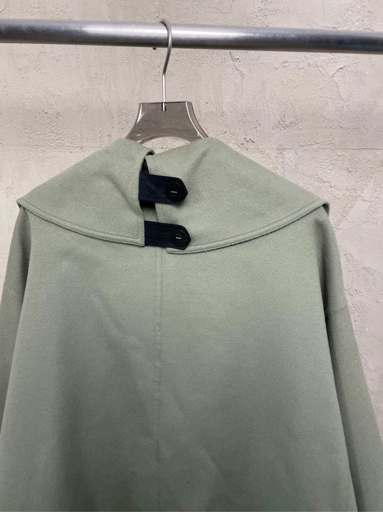 Loewe LOEWE Green collar double row button cashmere coat with be Size XXS / US 00 / IT 34 - 4 Thumbnail