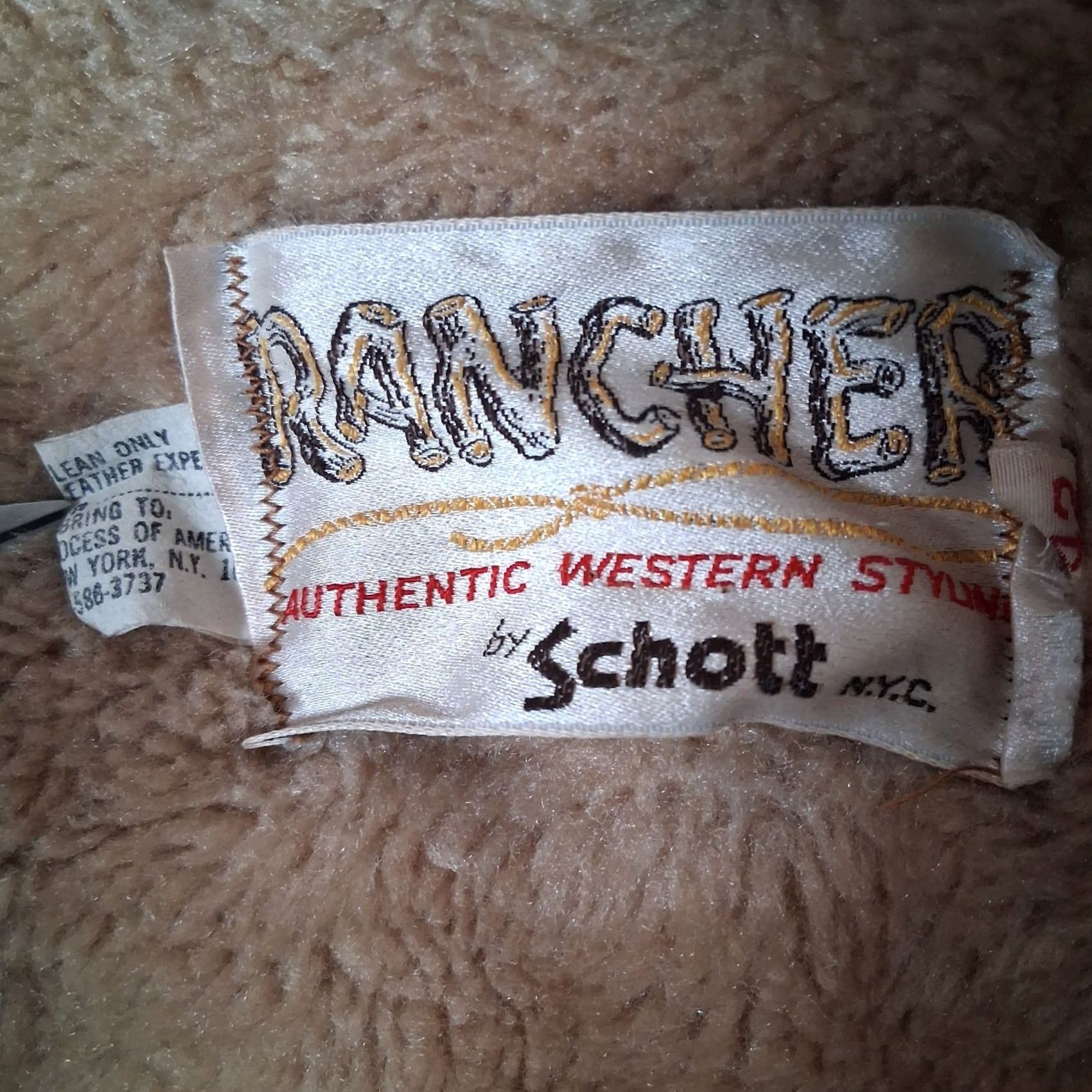 Schott VINTAGE Schott Rancher Jacket Men 42 Suede Leather Sherpa Lined Western READ Jacket Size US XS / EU 42 / 0 - 5 Thumbnail