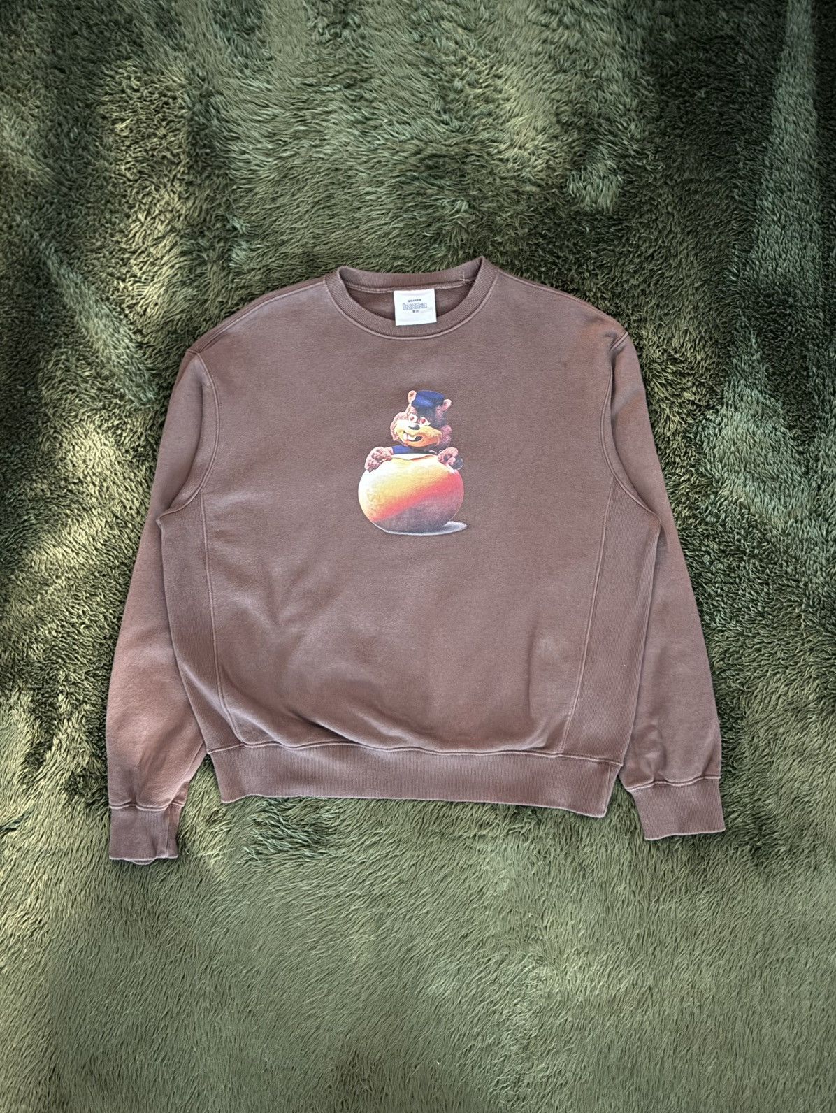 Japanese Brand [S] BALANSA x BEAKER Collaboration Sweatshirt Brown Size US S / EU 44-46 / 1 - 1 Thumbnail
