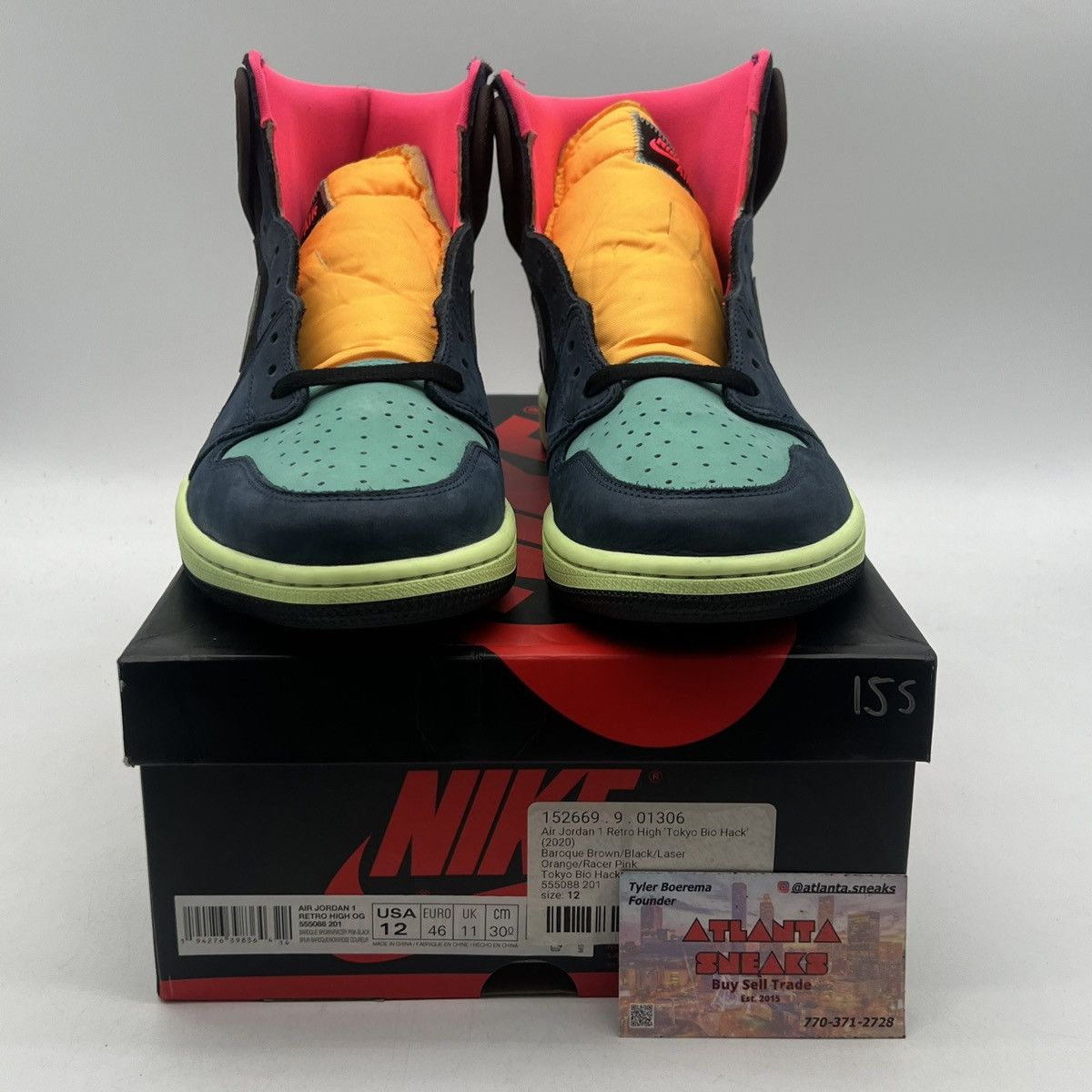 Nike Air Jordan 1 high Tokyo bio hack Size US 12 / EU 45 - 2 Thumbnail