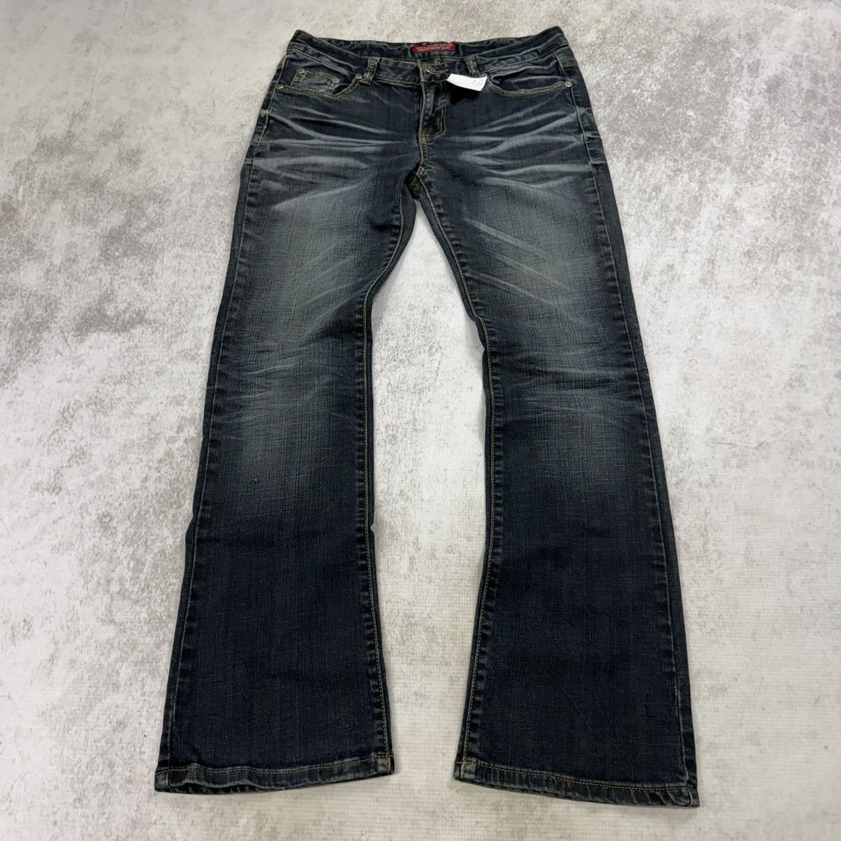 Japanese Brand vintage cheorum flared jeans distressed Size US 32 / EU 48 - 1 Thumbnail