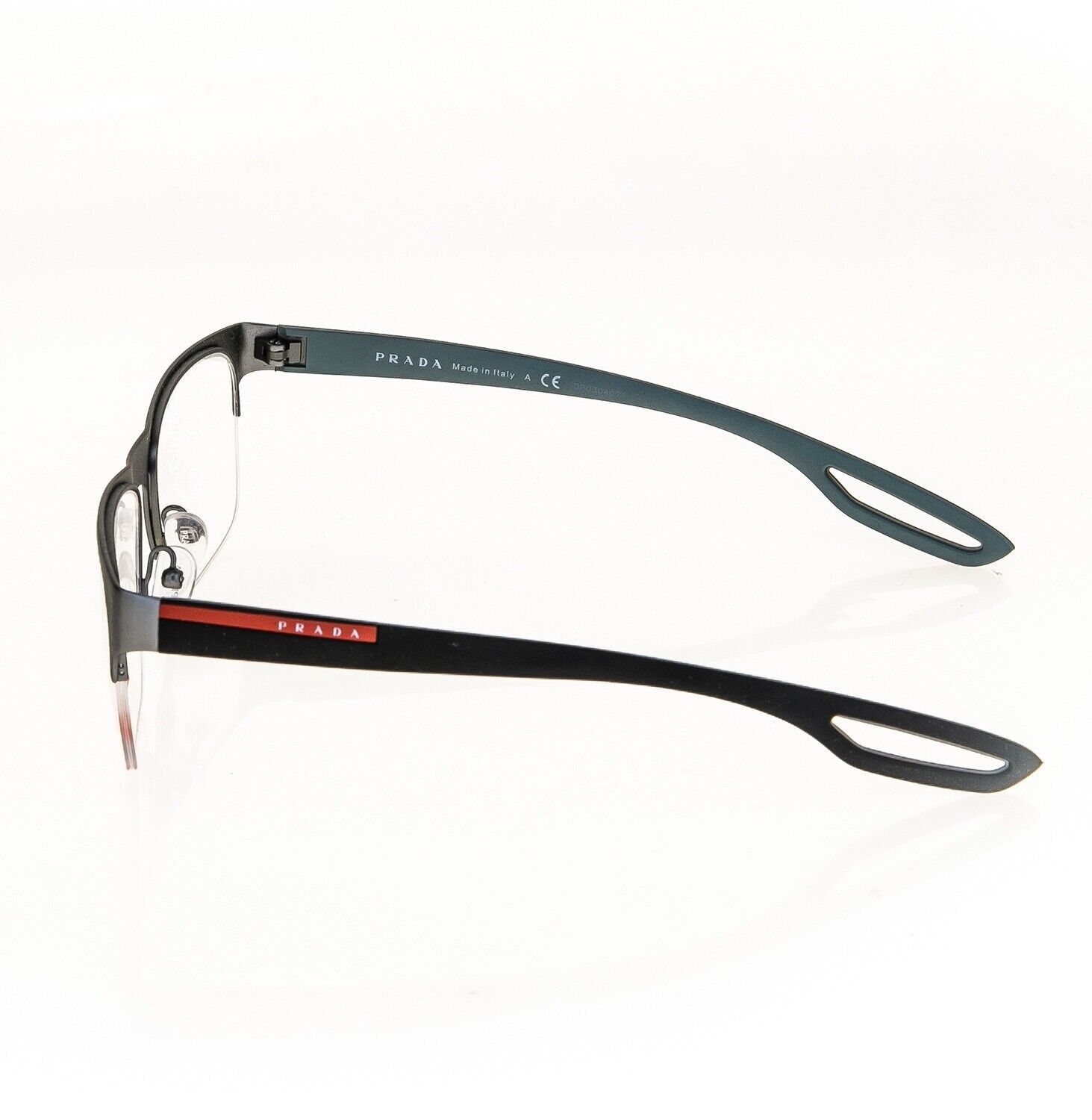 PRADA Linea Rossa LJ SILVER 55F Gray Black Blue PS55FV