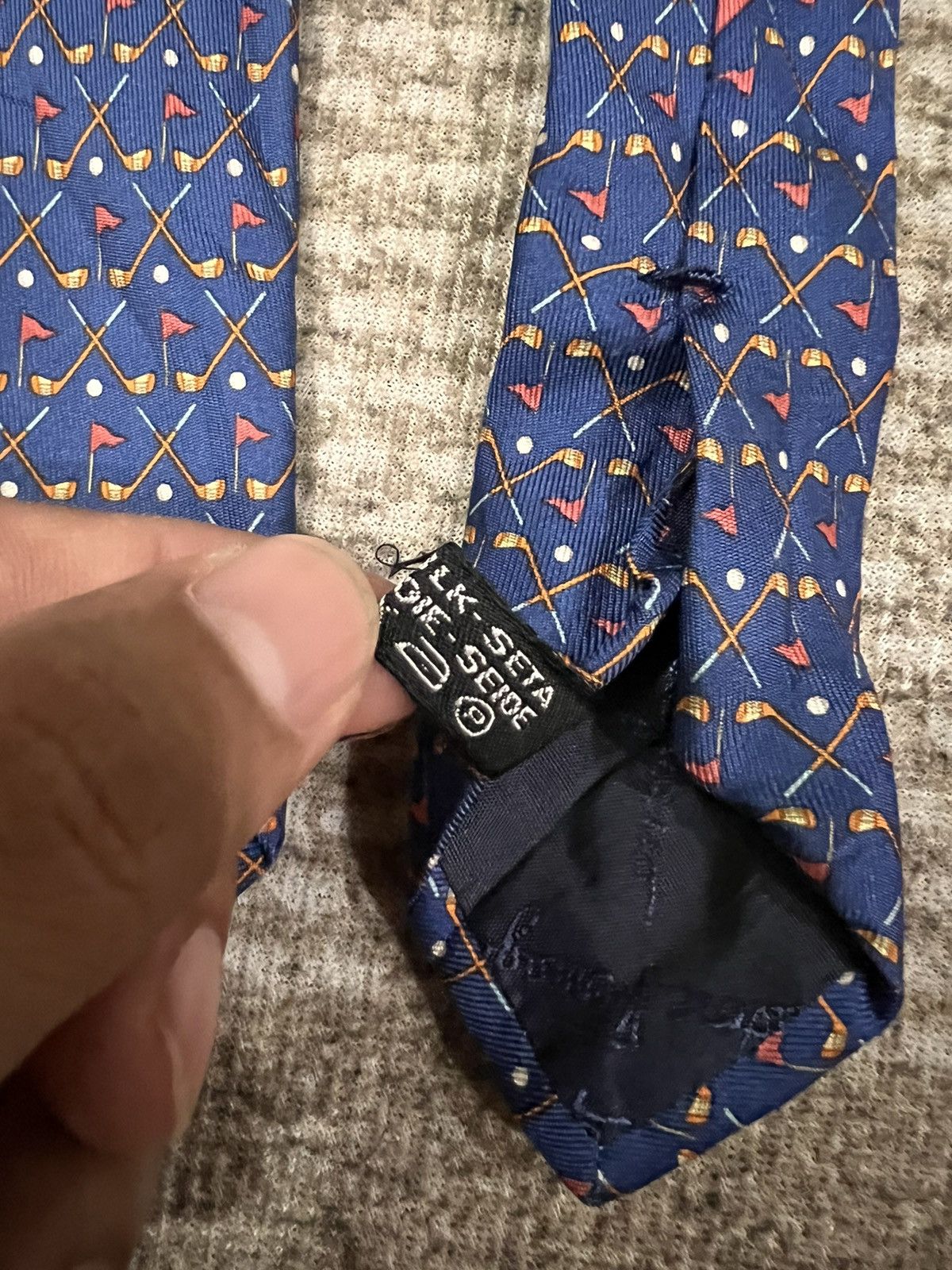 Salvatore Ferragamo Salvatore Ferragamo Silk Tie Size ONE SIZE - 7 Thumbnail