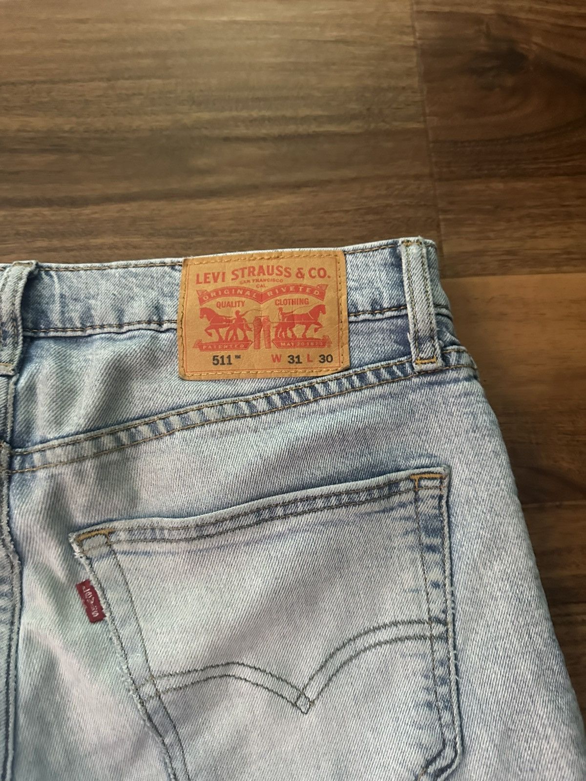 Levi's Vintage Clothing Vintage Levi’s 511 31x30 ripped jeans Size US 31 - 3 Thumbnail