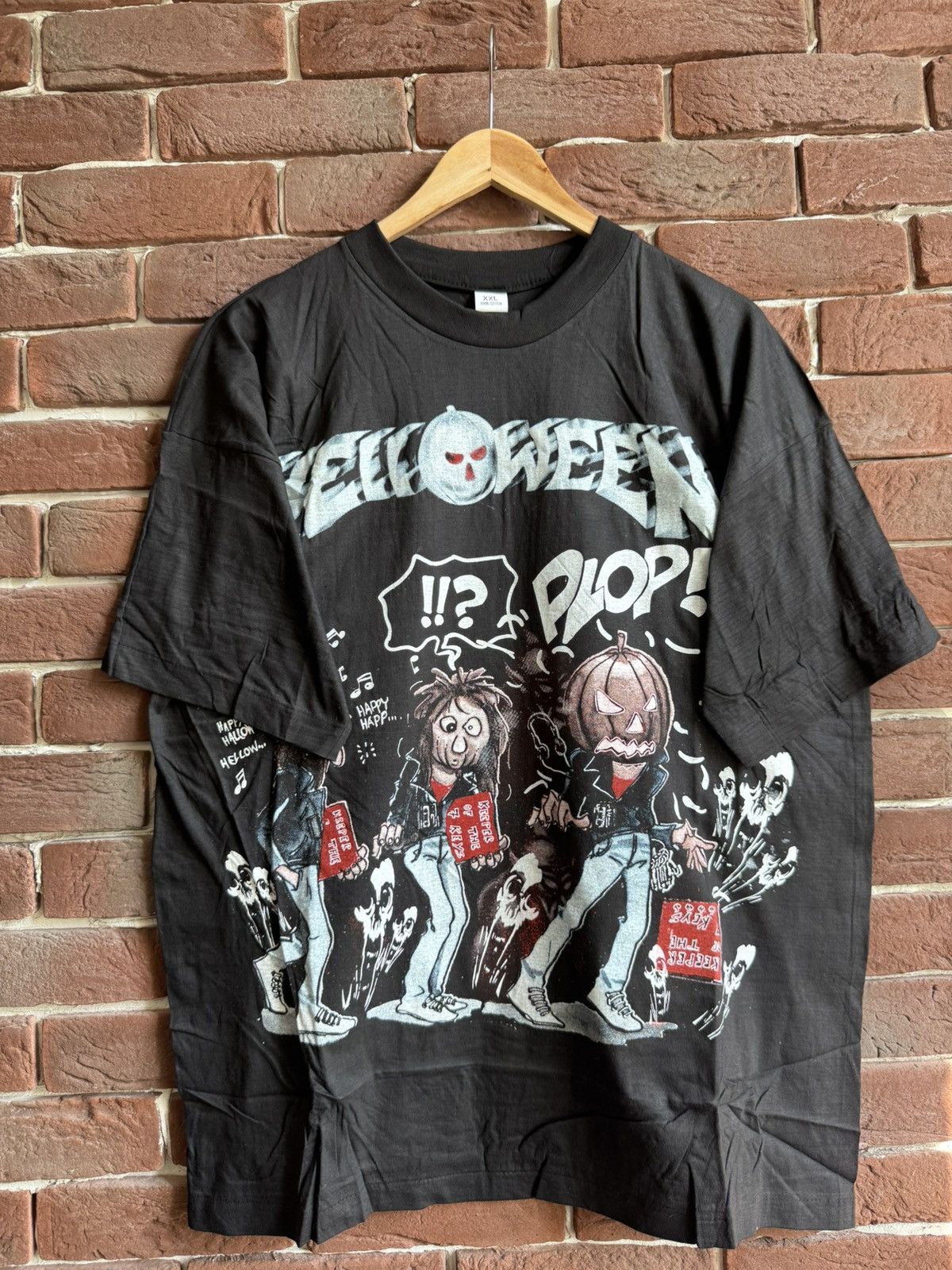 90s helloween バンドTシャツ　ヴィンテージ Rare Vintage 90s Helloween Heavy Metal Band Tshirt