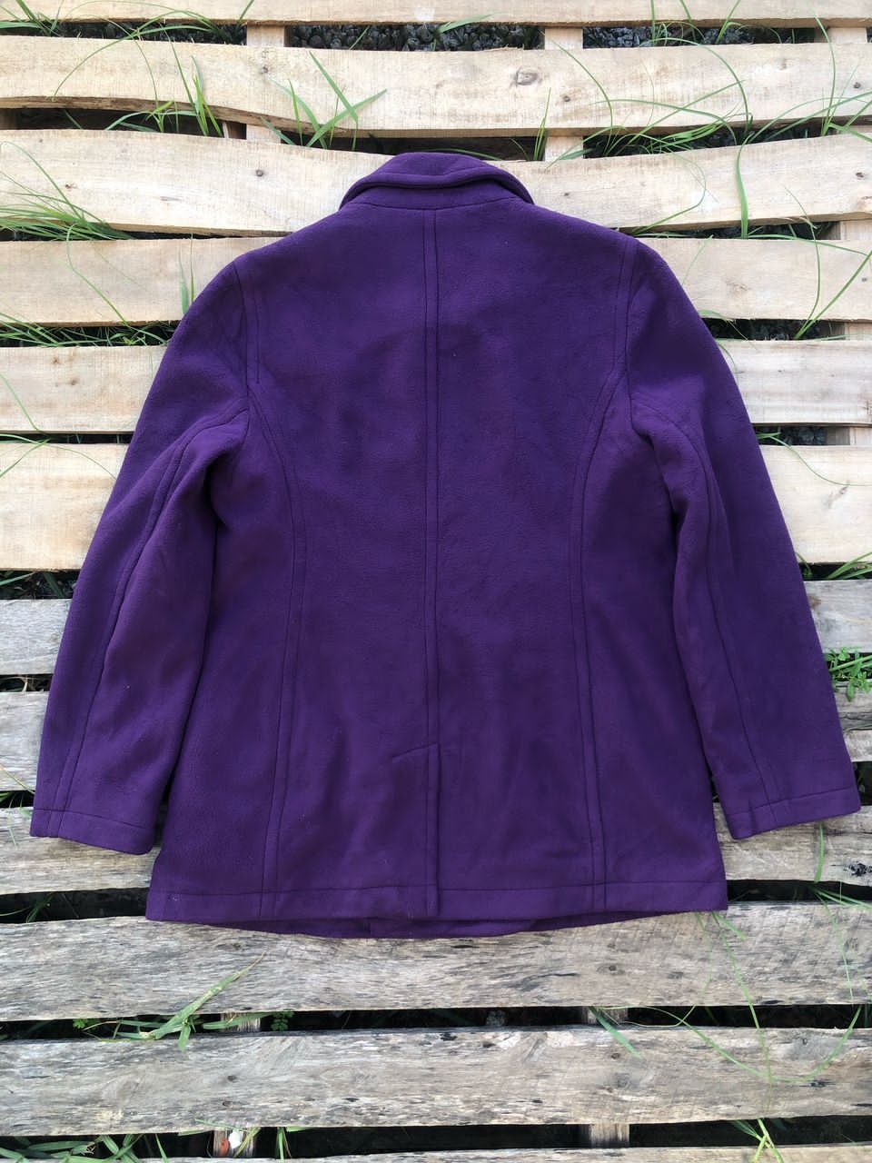 L.L. Bean Vintage LL Bean Double Breasted Fleece Coat Size XS / US 0-2 / IT 36-38 - 2 Thumbnail